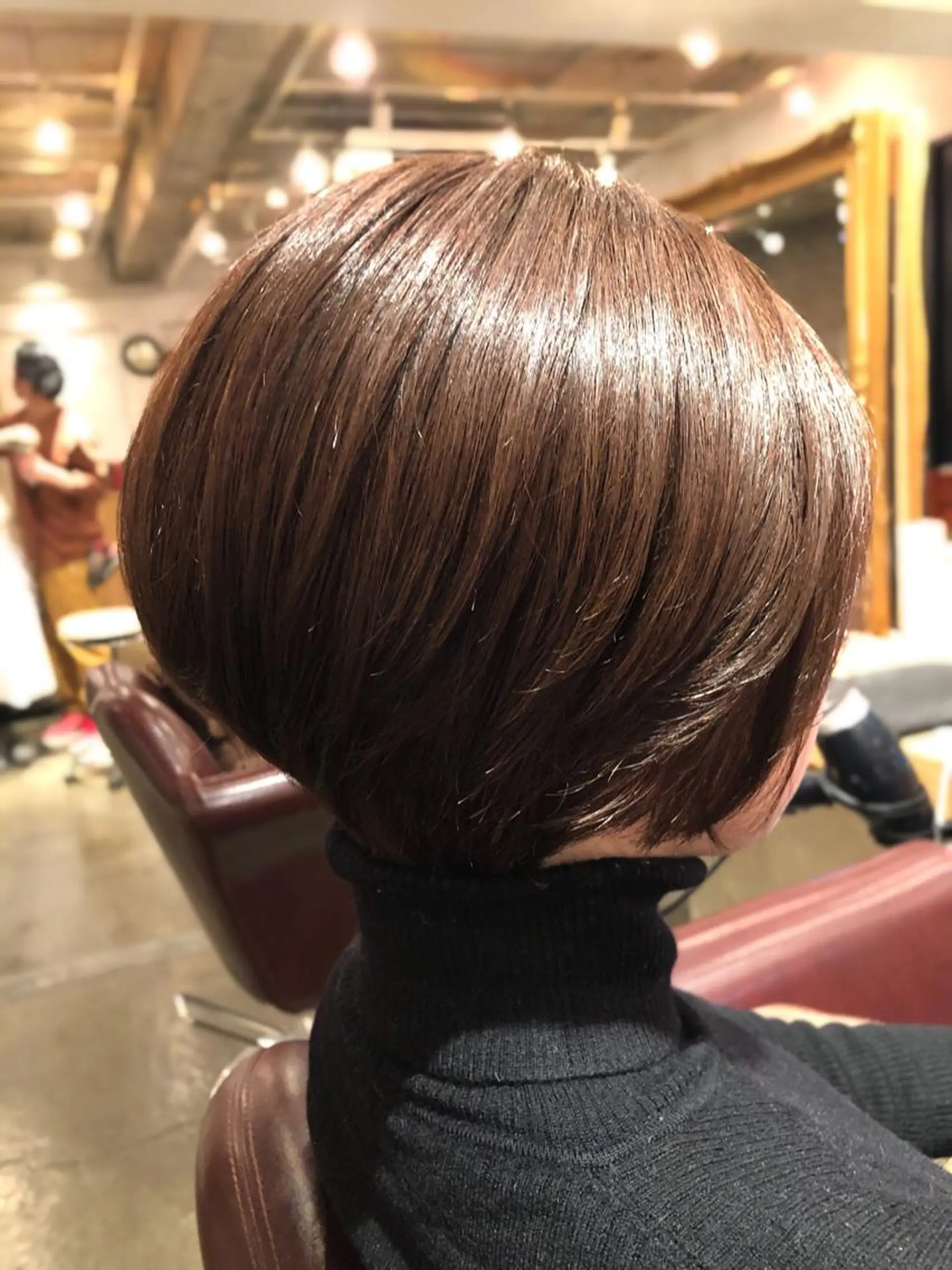 ショート カラー 丸みショート アッシュ ショートヘア カット ヘアカラー トリートメント 韓国風カット/ 髪質改善 黒崎のヘアスタイル