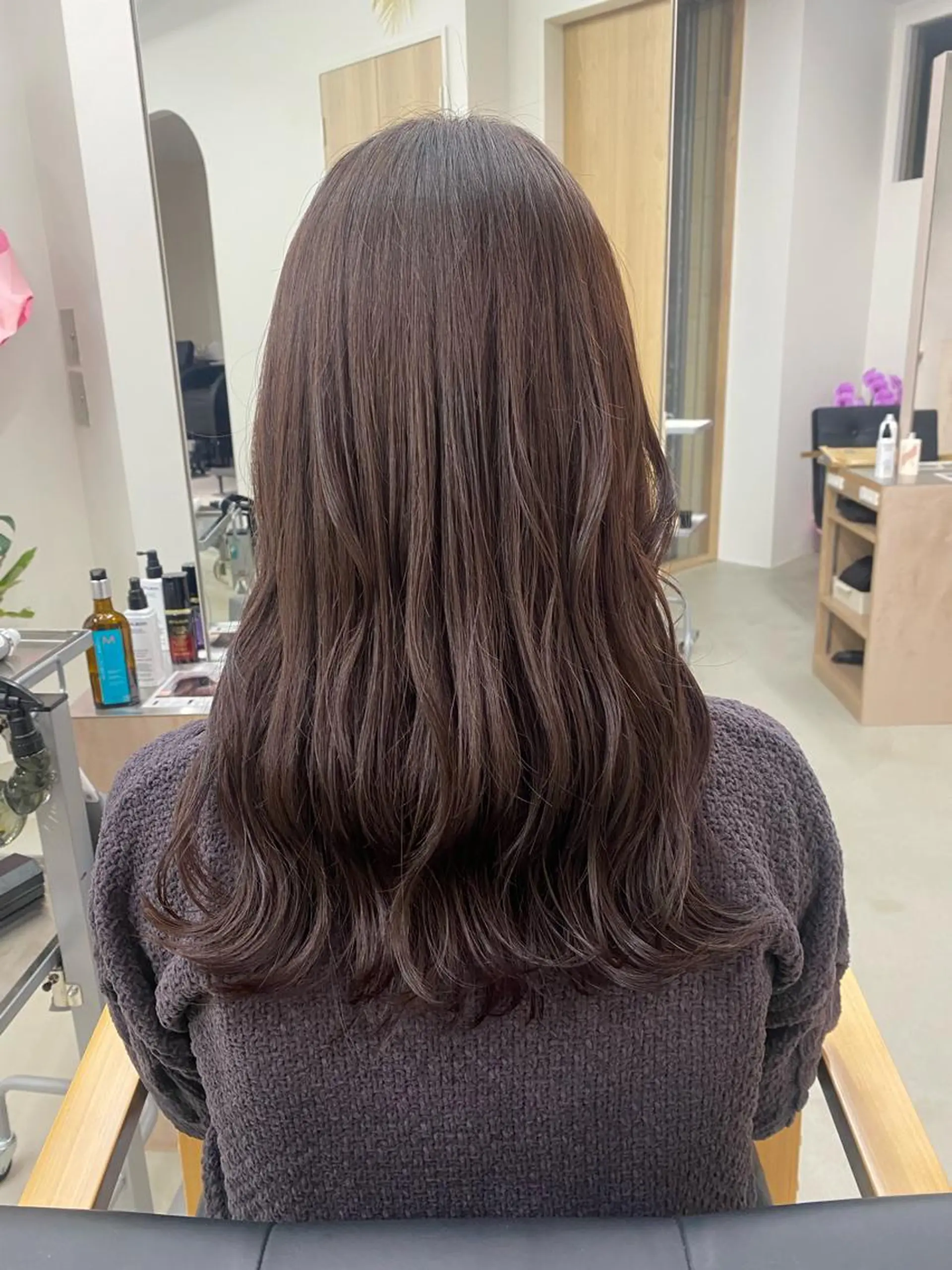 ロング カラー akane/ 縮毛矯正/暖色のヘアスタイル