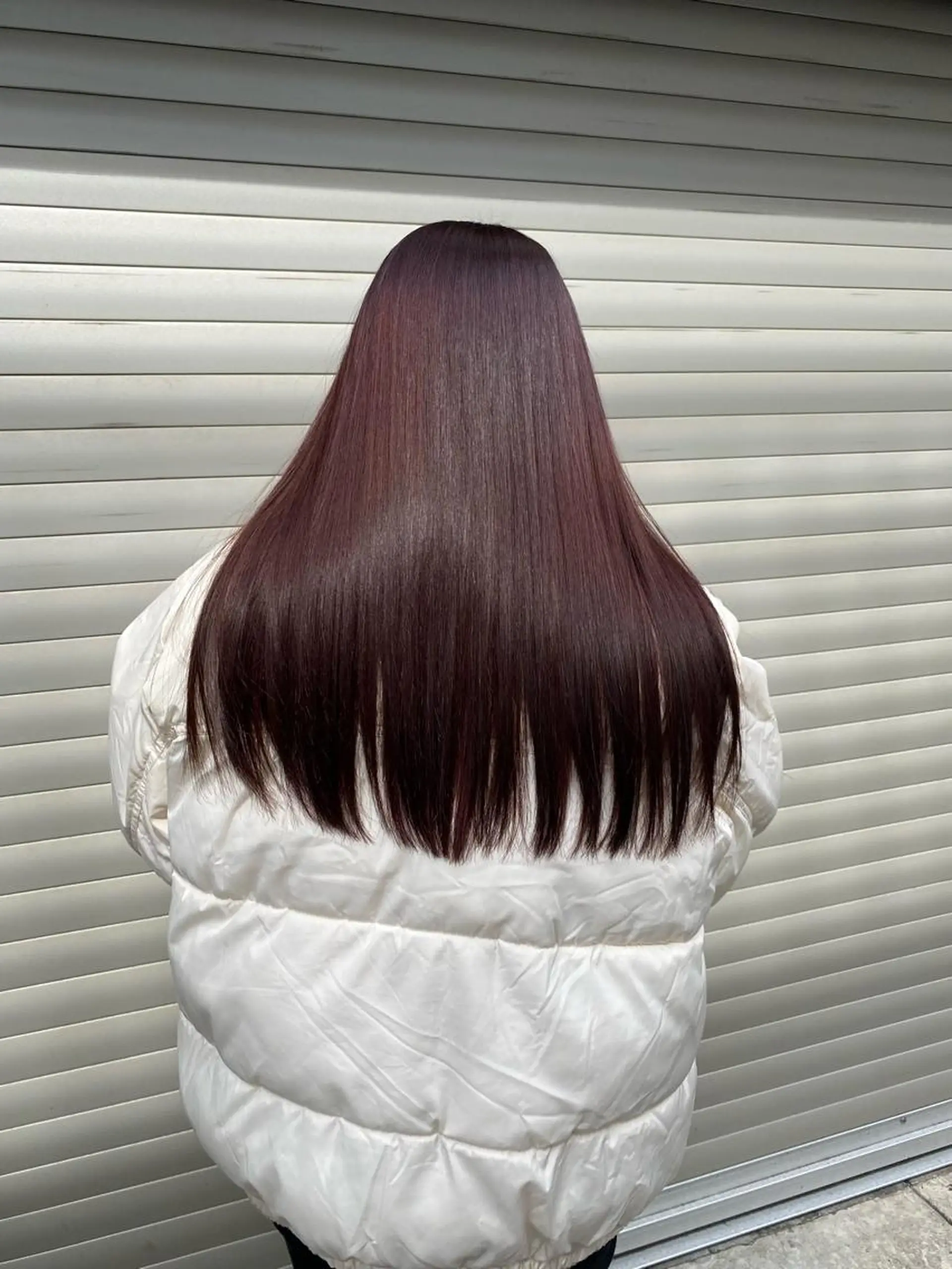 セミロング カラー お任せヘア☘️☘️ 及川渚のヘアスタイル