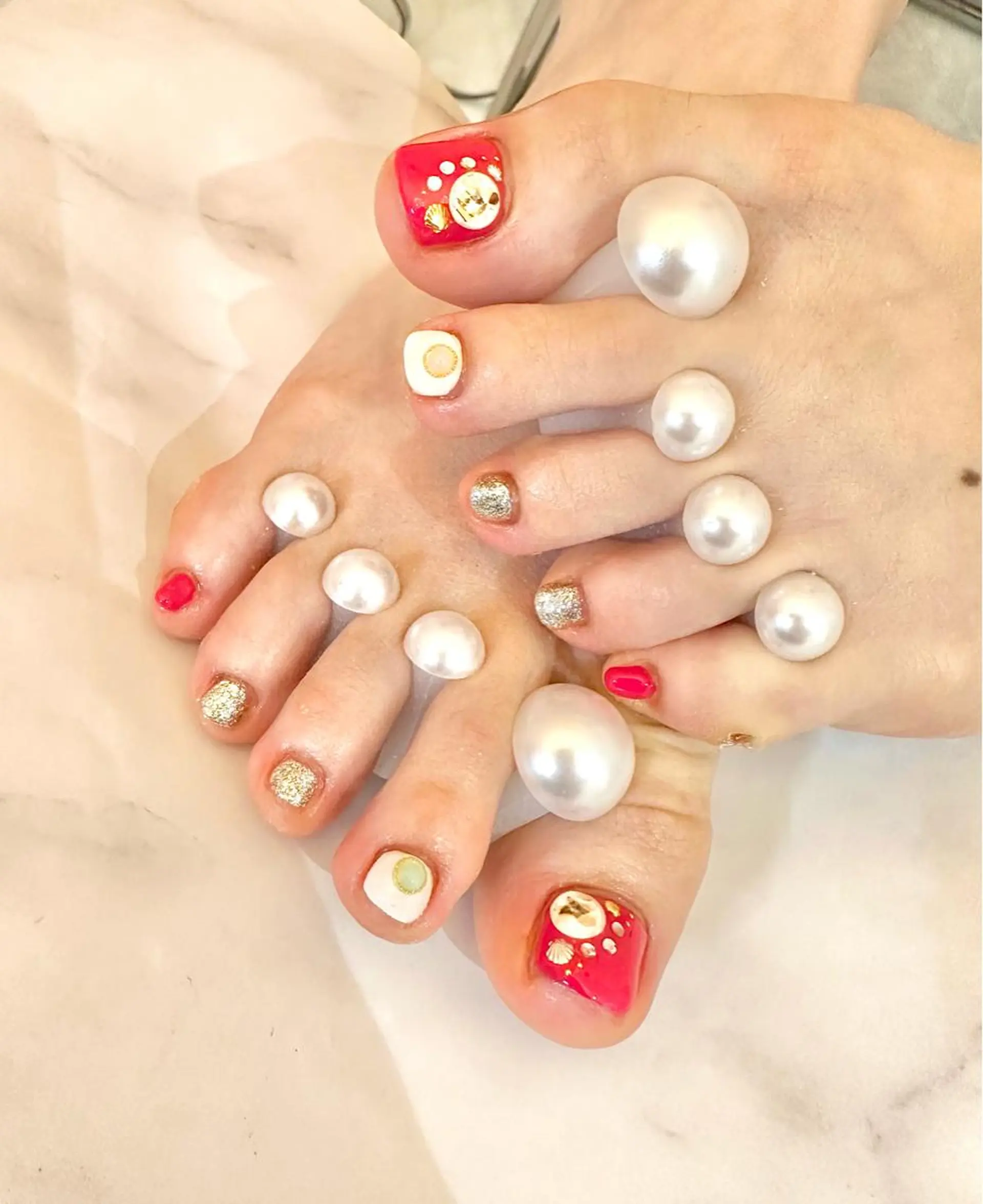 ネイル フットネイル ディアマンテ𓏸𓈒 フェイシャル/ネイルのエステ・リラクイメージ