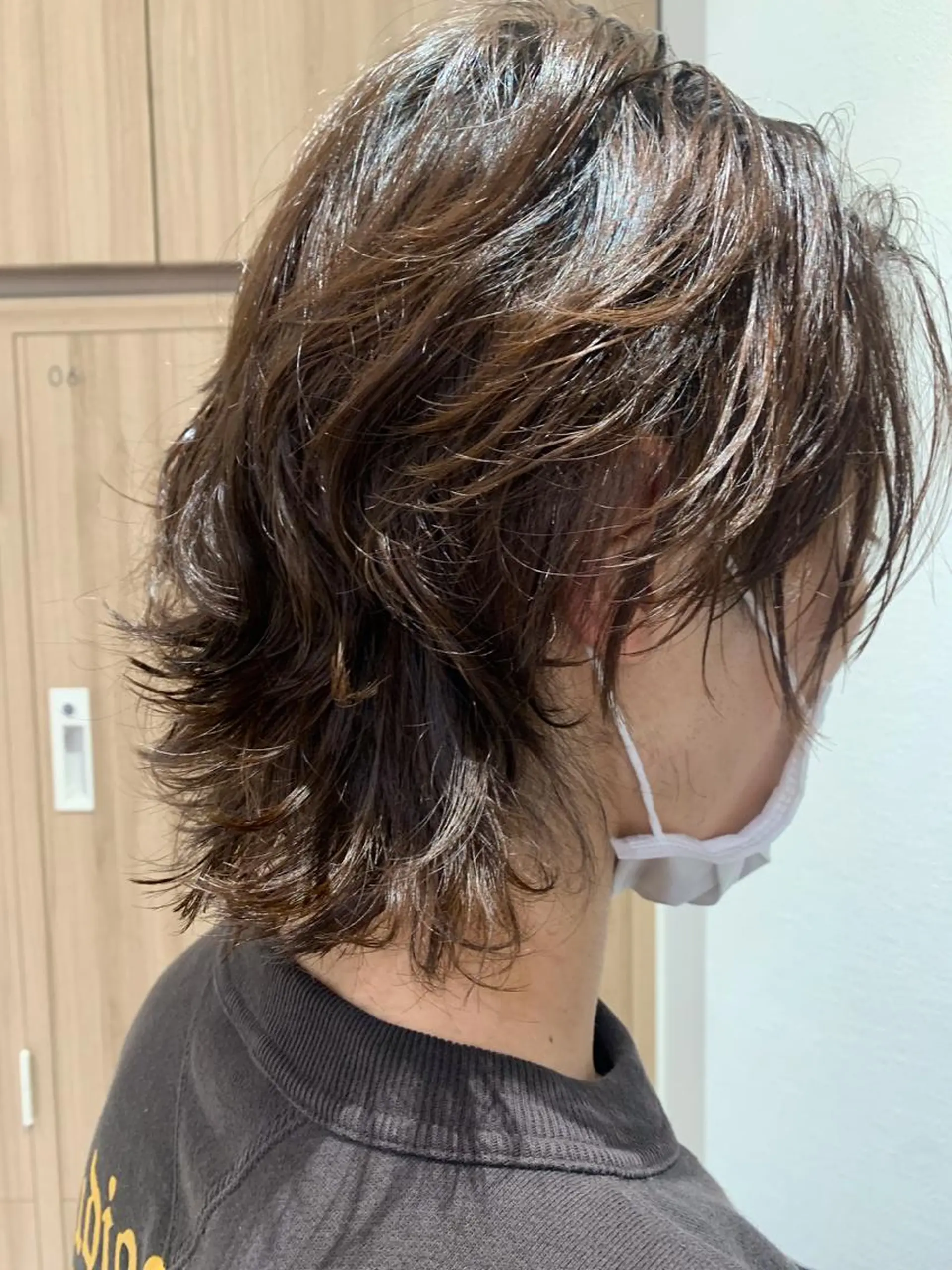 ショート パーマ メンズ カット パーマ Ash 中岡ゆうたのヘアスタイル