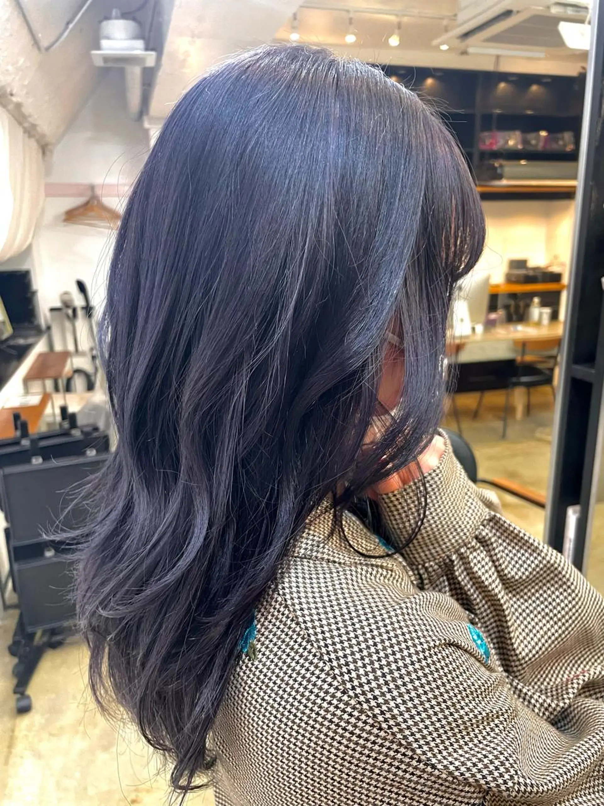 ロング カラー ラベンダーカラー ヘアカラー トリートメント 🦄垢抜けボブ特化× 暖色カラー未来🦄のヘアスタイル