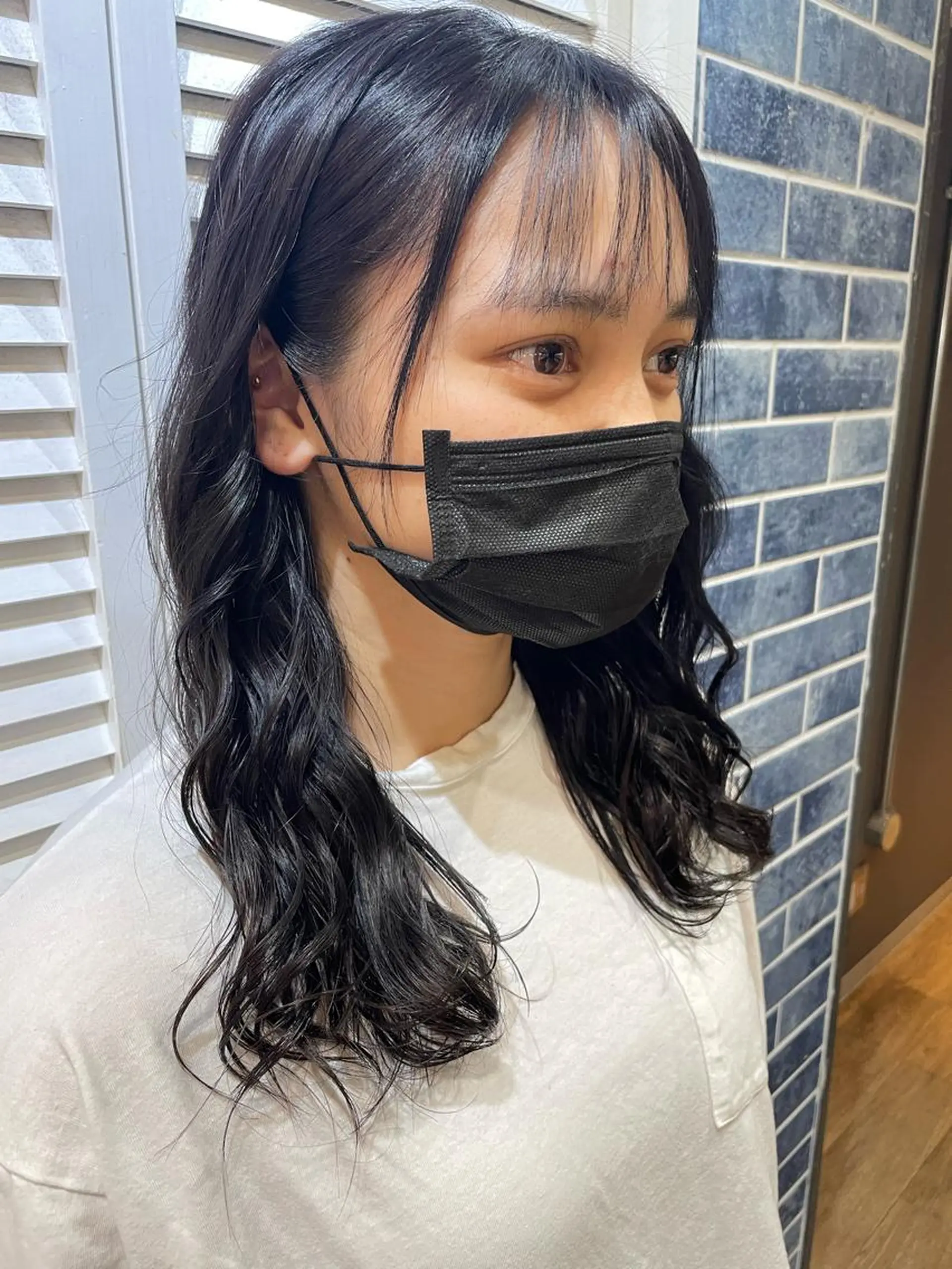 パーマ 切りっぱなしボブ ショートボブ ボブ 髪質改善 縮毛矯正 カット ヘアカラー パーマ トリートメント モテ髪/ボブ/ショー ト/アダチフウトのヘアスタイル