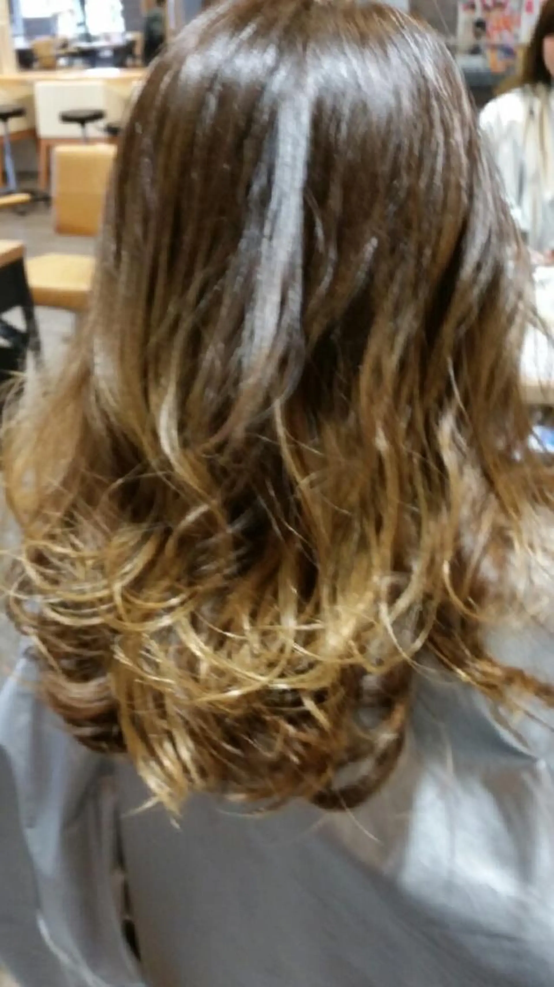 カラー グラデーションカラー 北野 親善のヘアスタイル