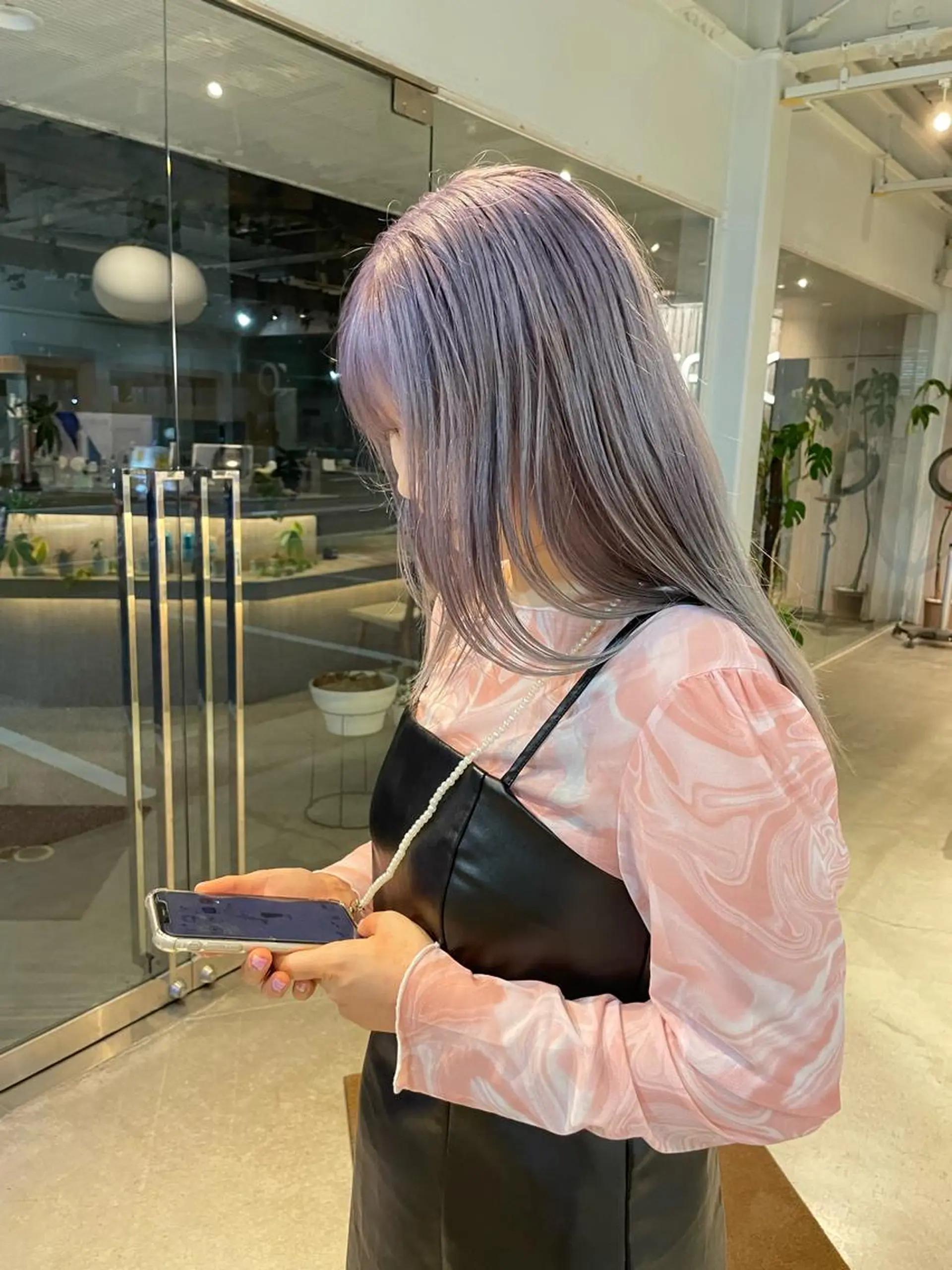 ロング カラー レイヤーカット/ マリアのヘアスタイル