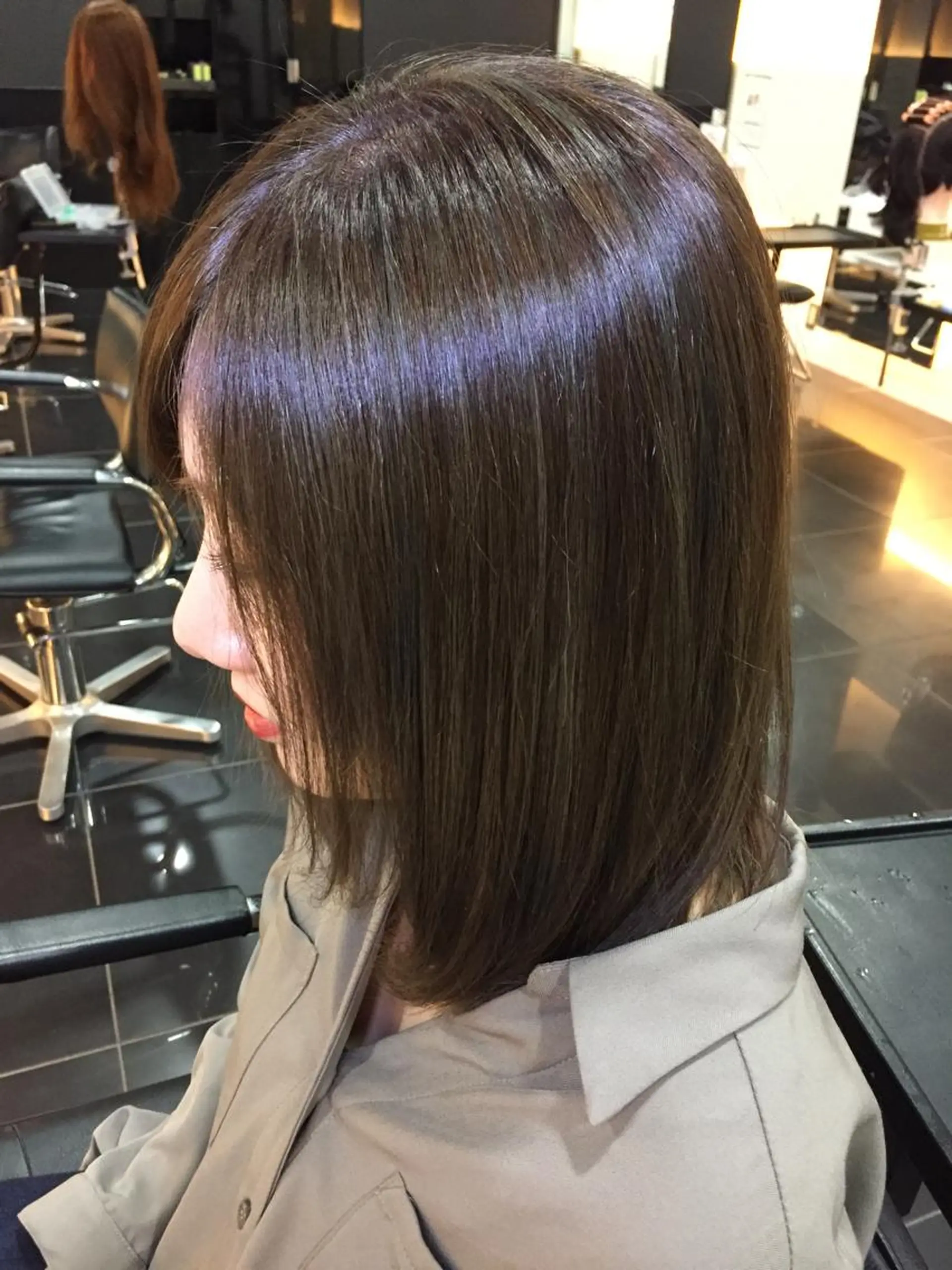 ミディアム カラー 関口 友行のヘアスタイル