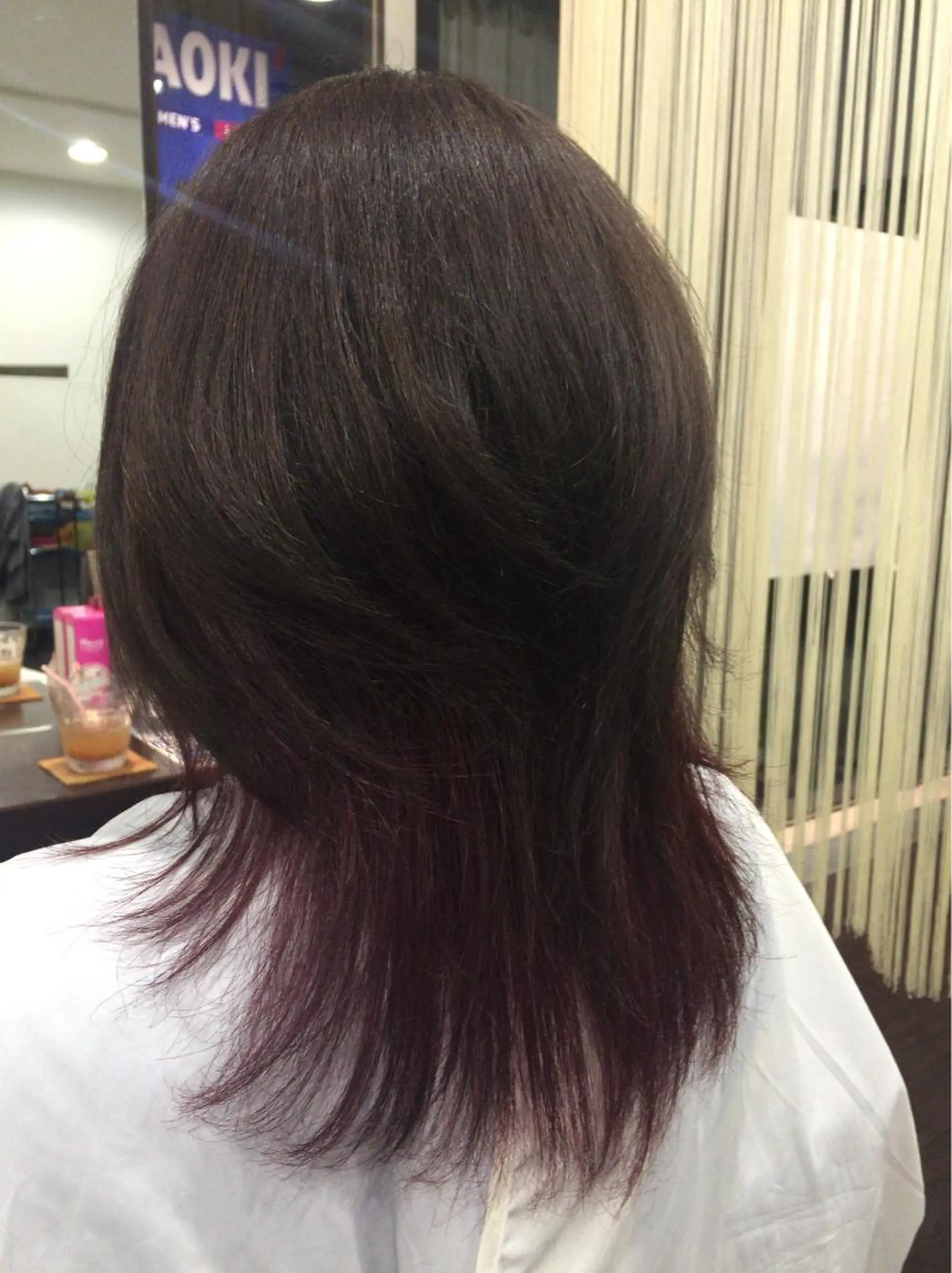 ミディアム カラー 阿久津 泰幸のヘアスタイル