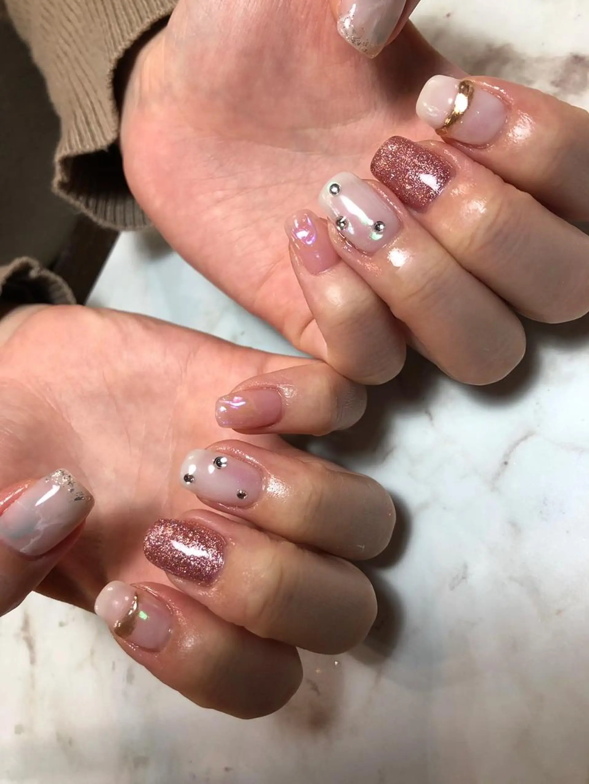 ネイル アートネイル 持ち込み Nailist Honamiのネイルデザイン