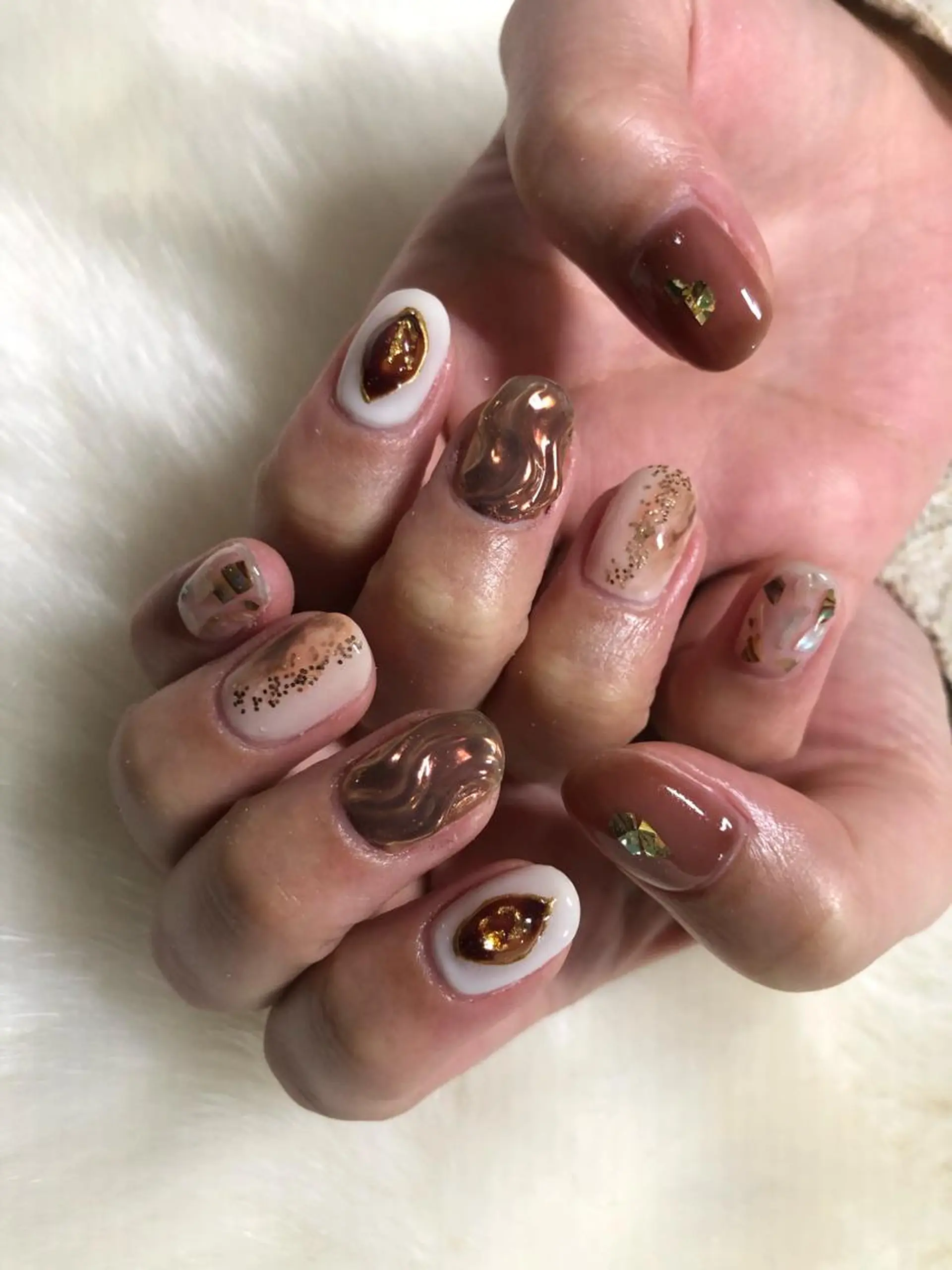 ネイル Amber21.所属・Nagahama Akariのネイルデザイン