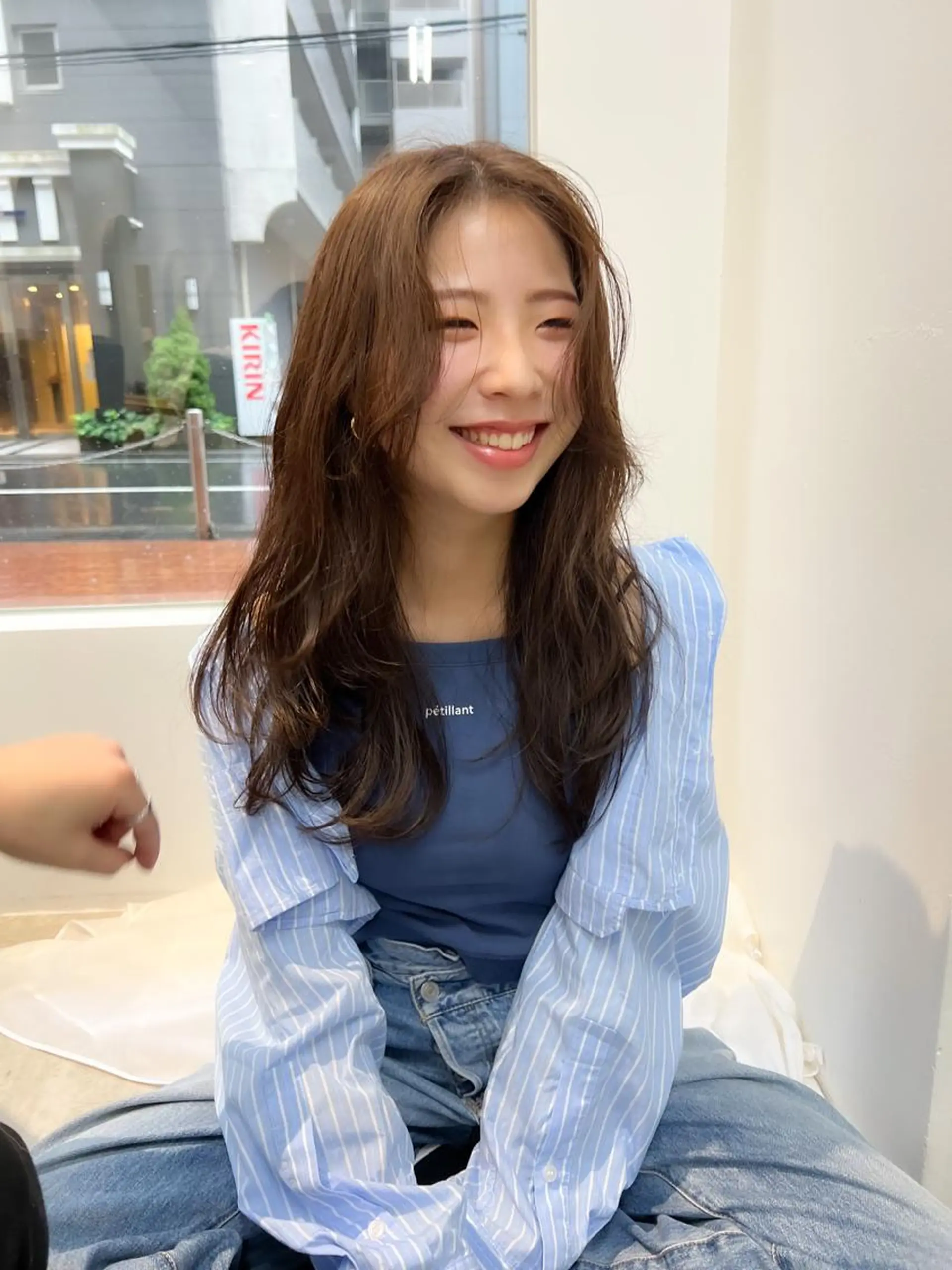 ロング カラー カット ヘアカラー トリートメント le'a所属・谷町/Le'a /竹原しおなのヘアスタイル