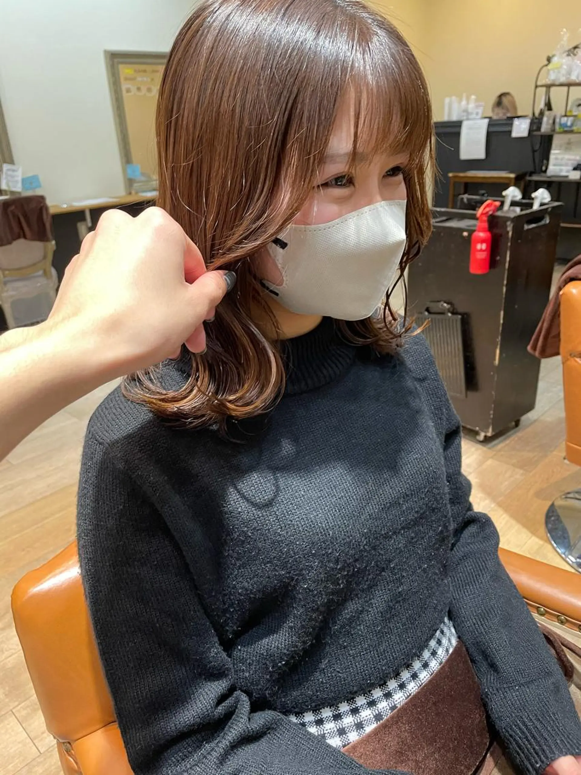 セミロング 亀川蓮 Agu hairのヘアスタイル