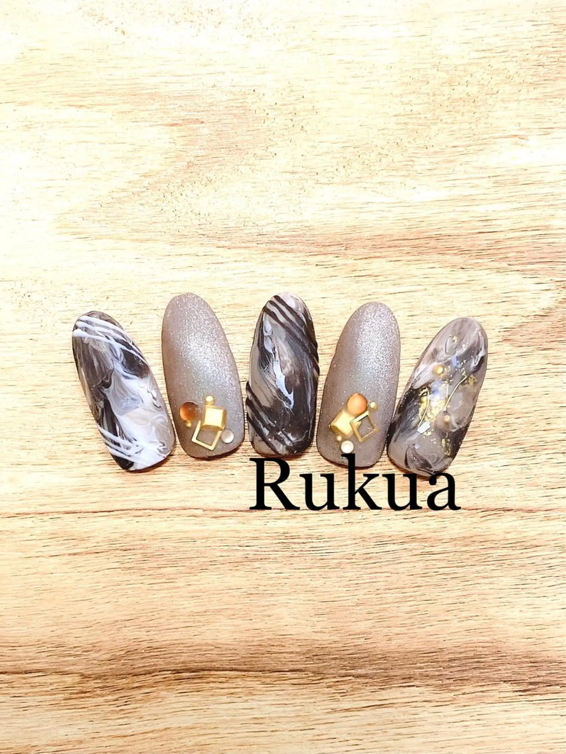 メンズ ネイル バレンタイン Rukua Nのマツエク・マツパデザイン