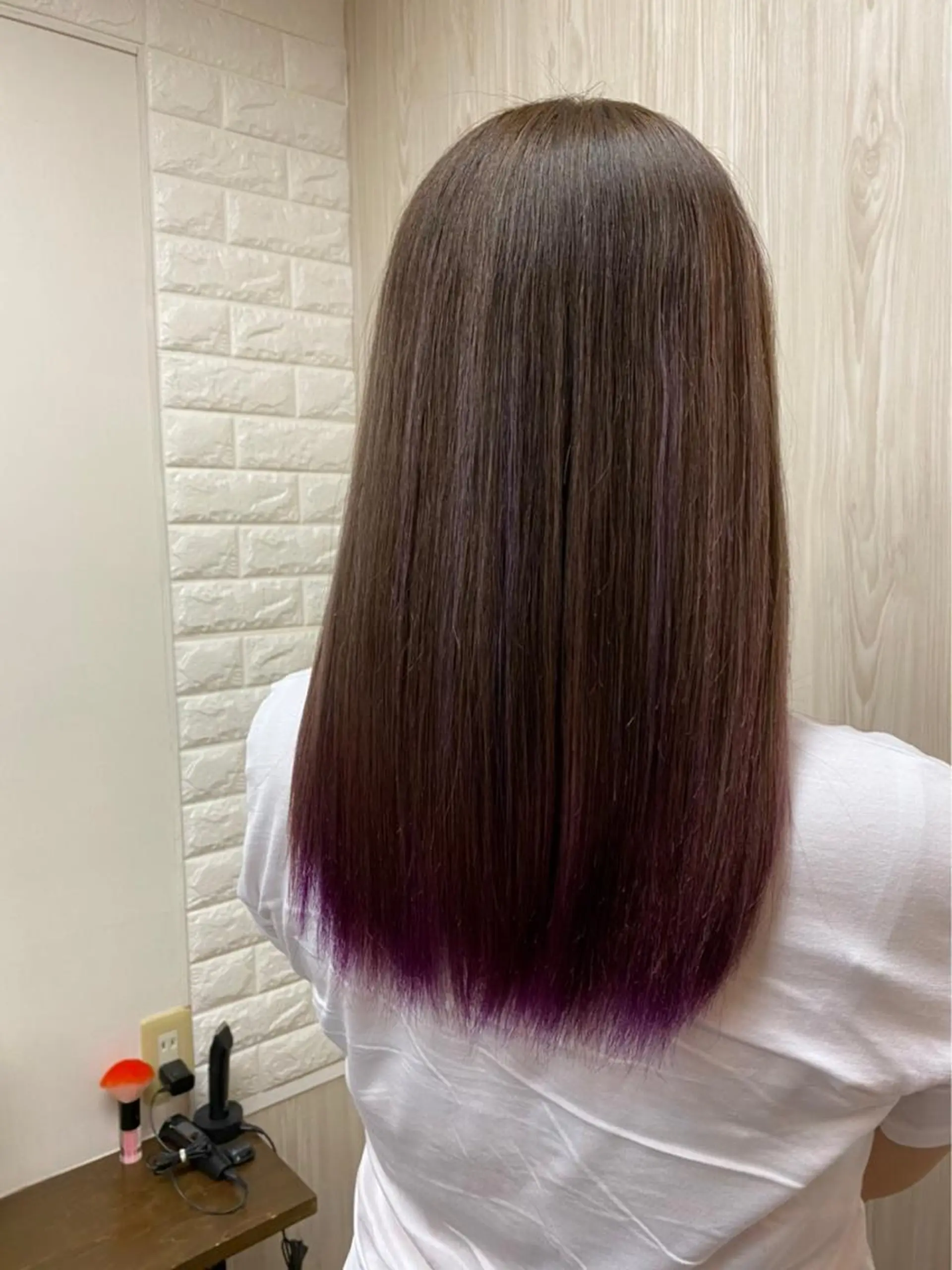 ロング カラー 清原 悠理のヘアスタイル