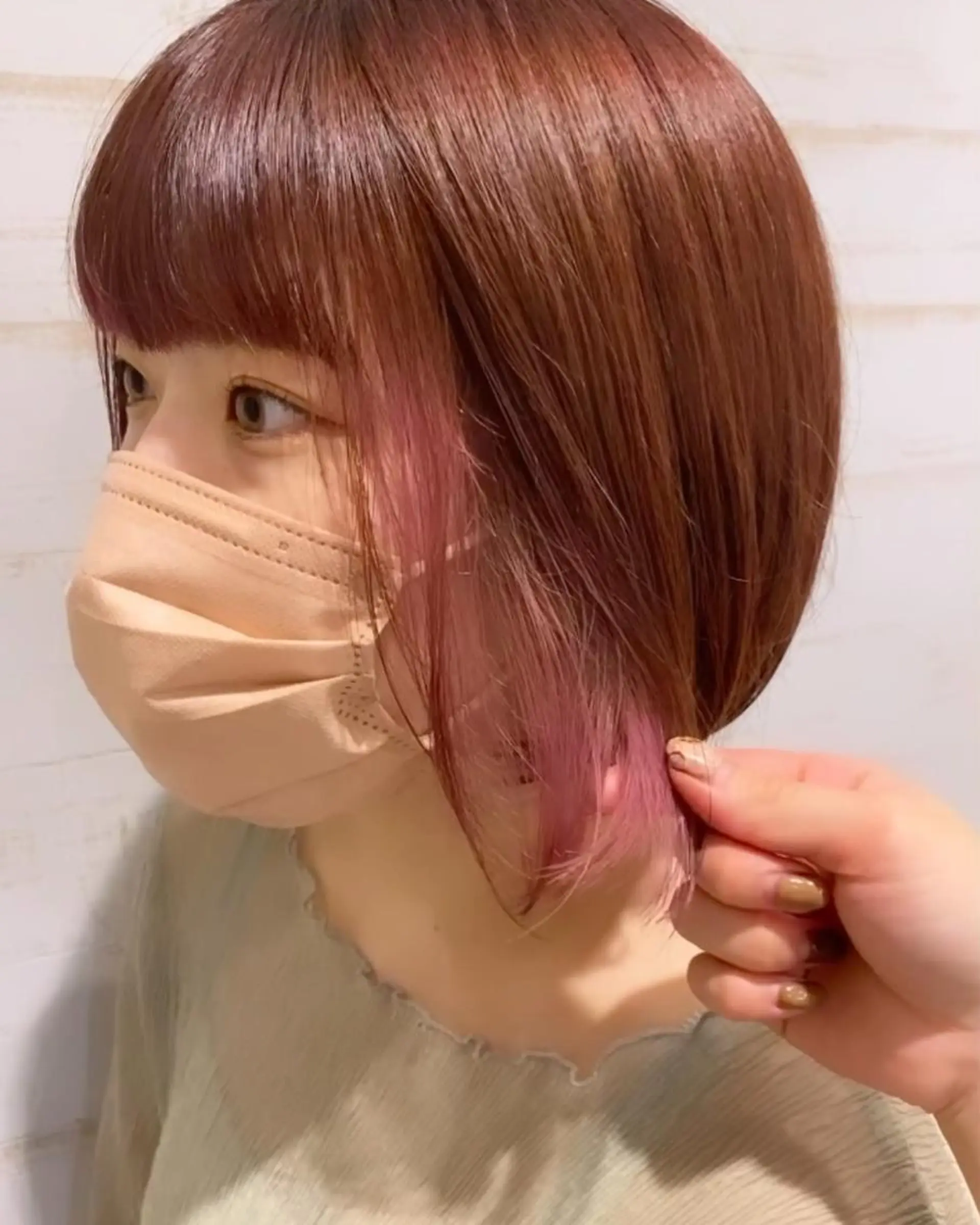 ショート カラー インナーカラー ボブ 浦和美容室 スタイリスト🌼ゆきのヘアスタイル