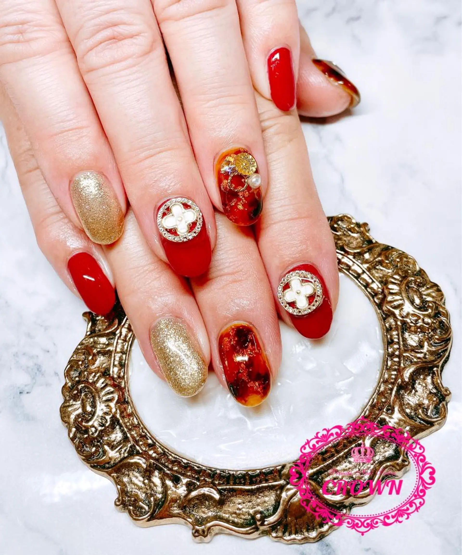 ネイル CROWN プライベートサロンのネイルデザイン