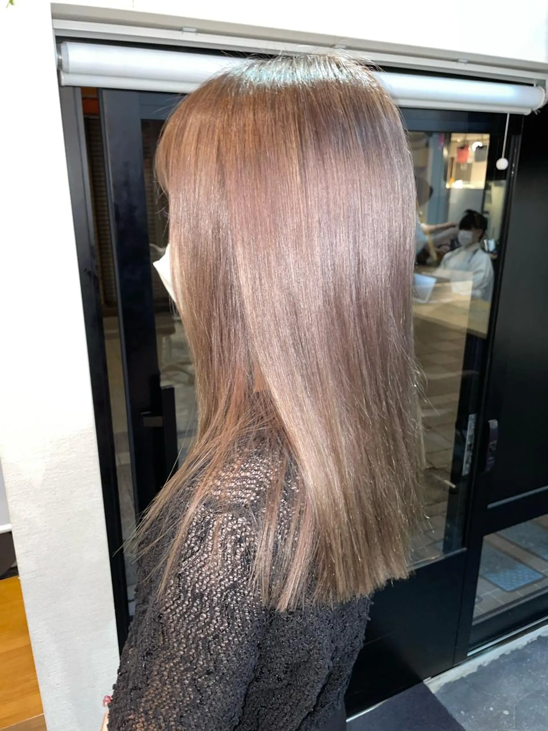 ロング カラー ダブルカラー イマイ リサのヘアスタイル