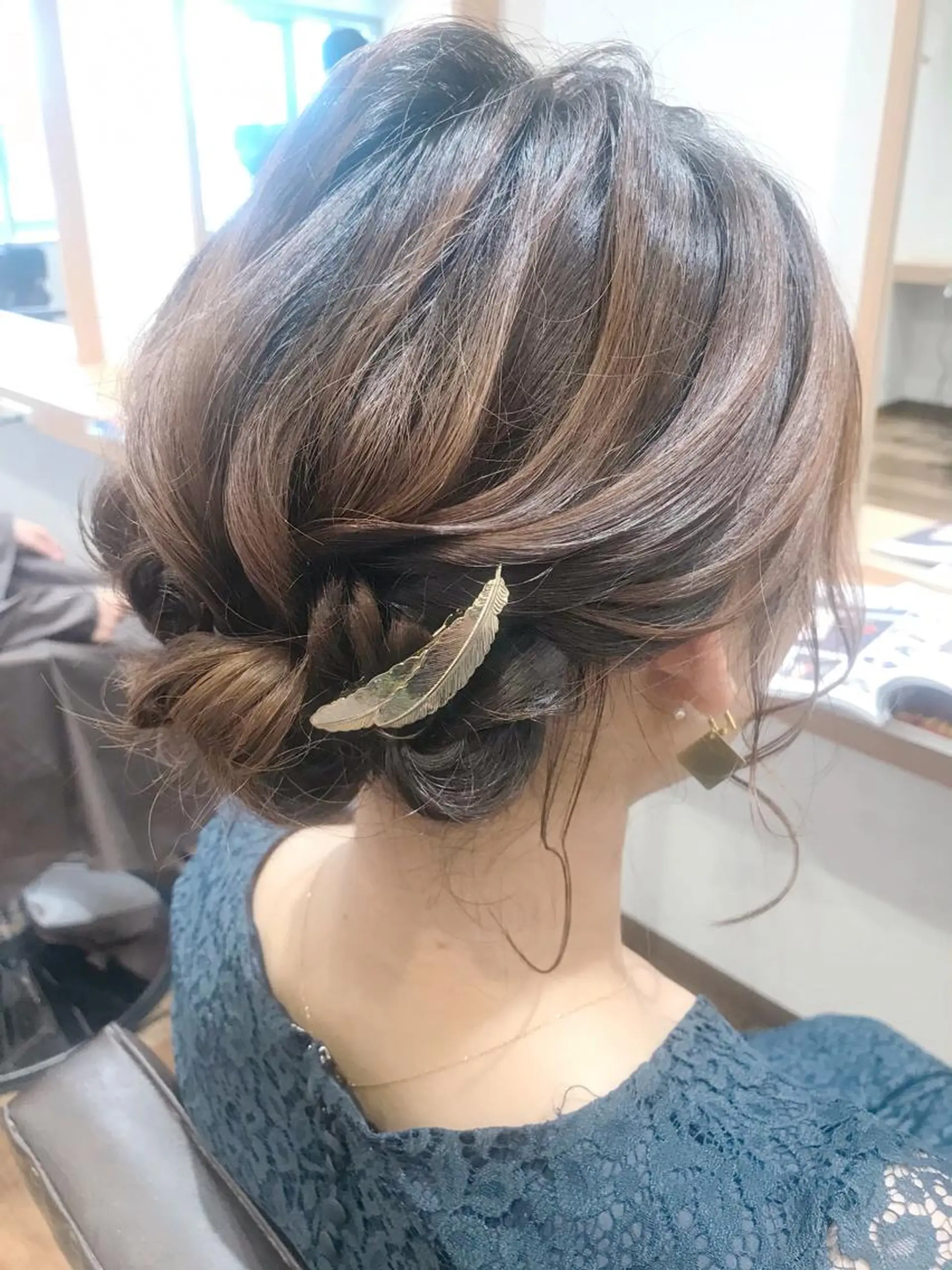 ショート ヘアアレンジ ボブ ヘアセット GRANLUSSO 〜グランルッソ駅前店所属・木口 嘉美のヘアスタイル