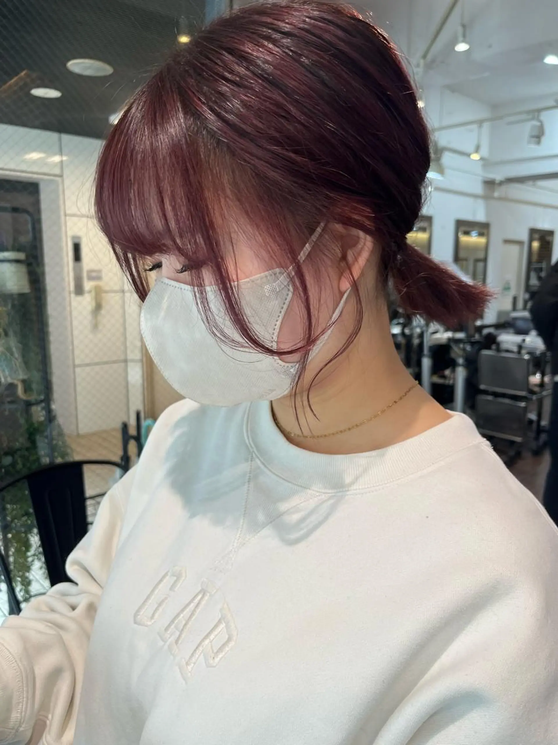 カラー ブリーチ ケアブリーチ ダブルカラー イヤリングカラー ハイライトカラー 💖デザインカラー/ タダ ハナカ💖のヘアスタイル