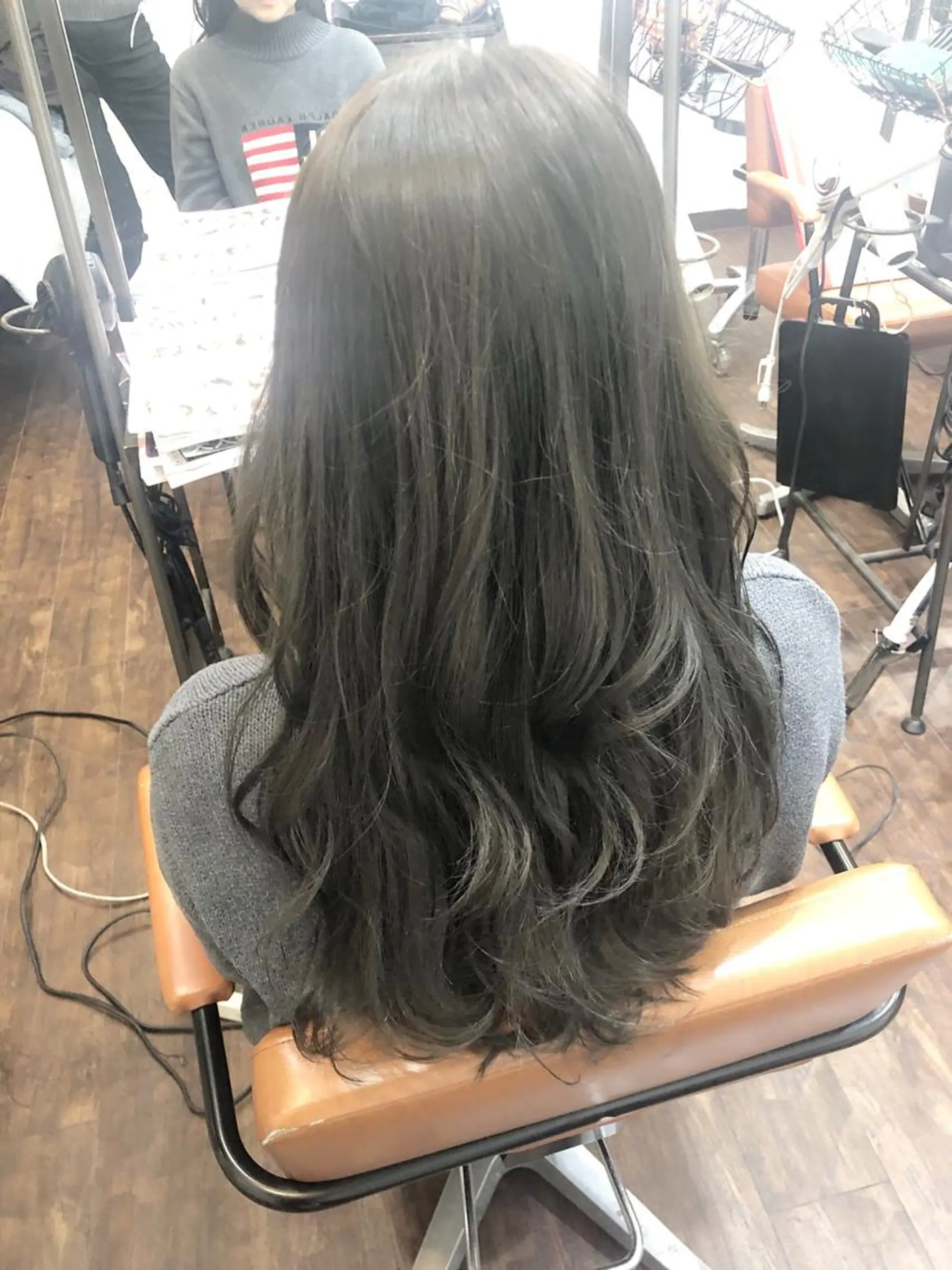 カラー アッシュ ヘアカラー トリートメント ヘッドスパ グレージュ/髪質改善 Yamato.hのヘアスタイル