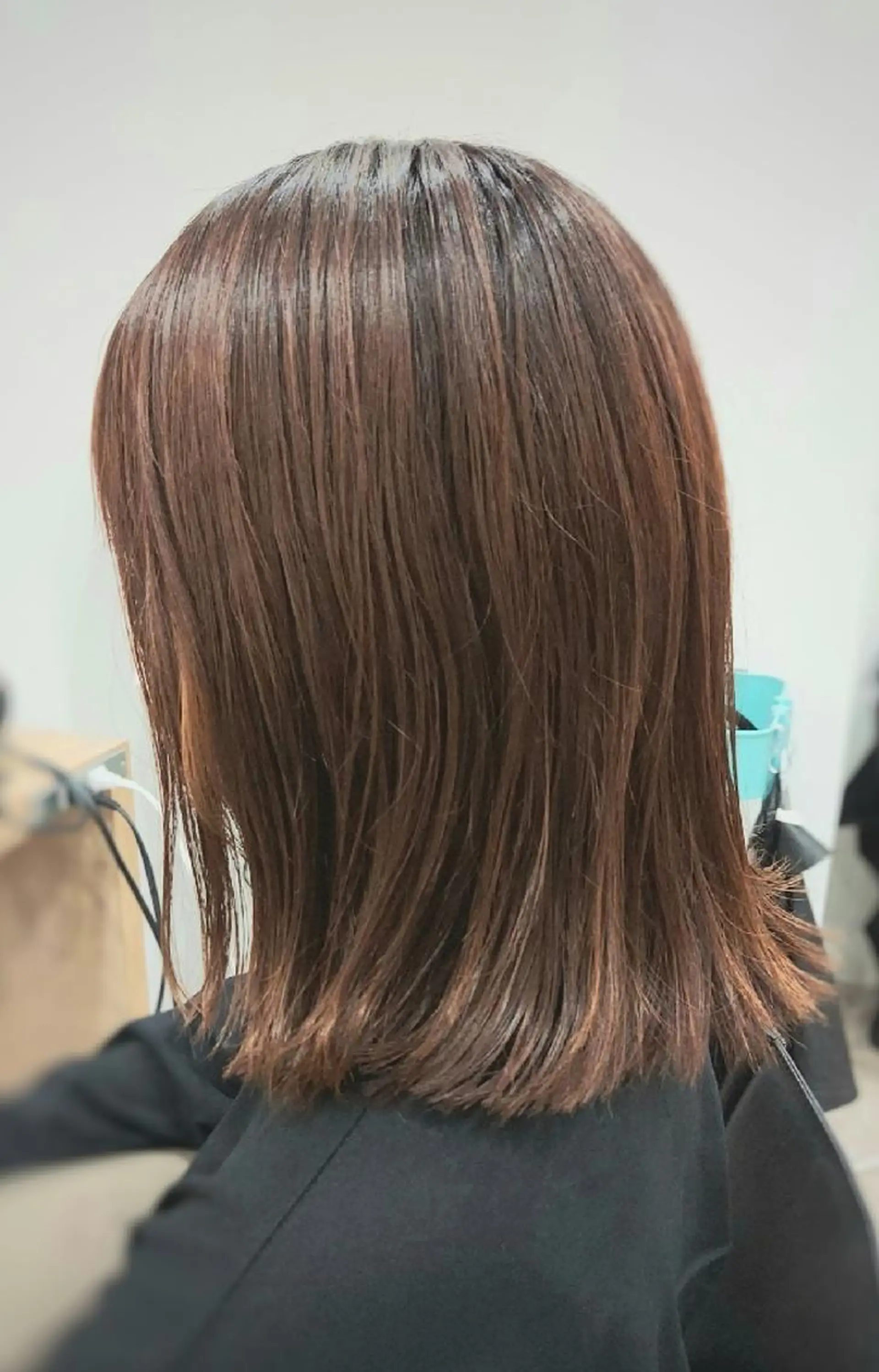 ミディアム ボブ くびれヘア カット ヘアカラー Door's所属・大橋 弘一のヘアスタイル