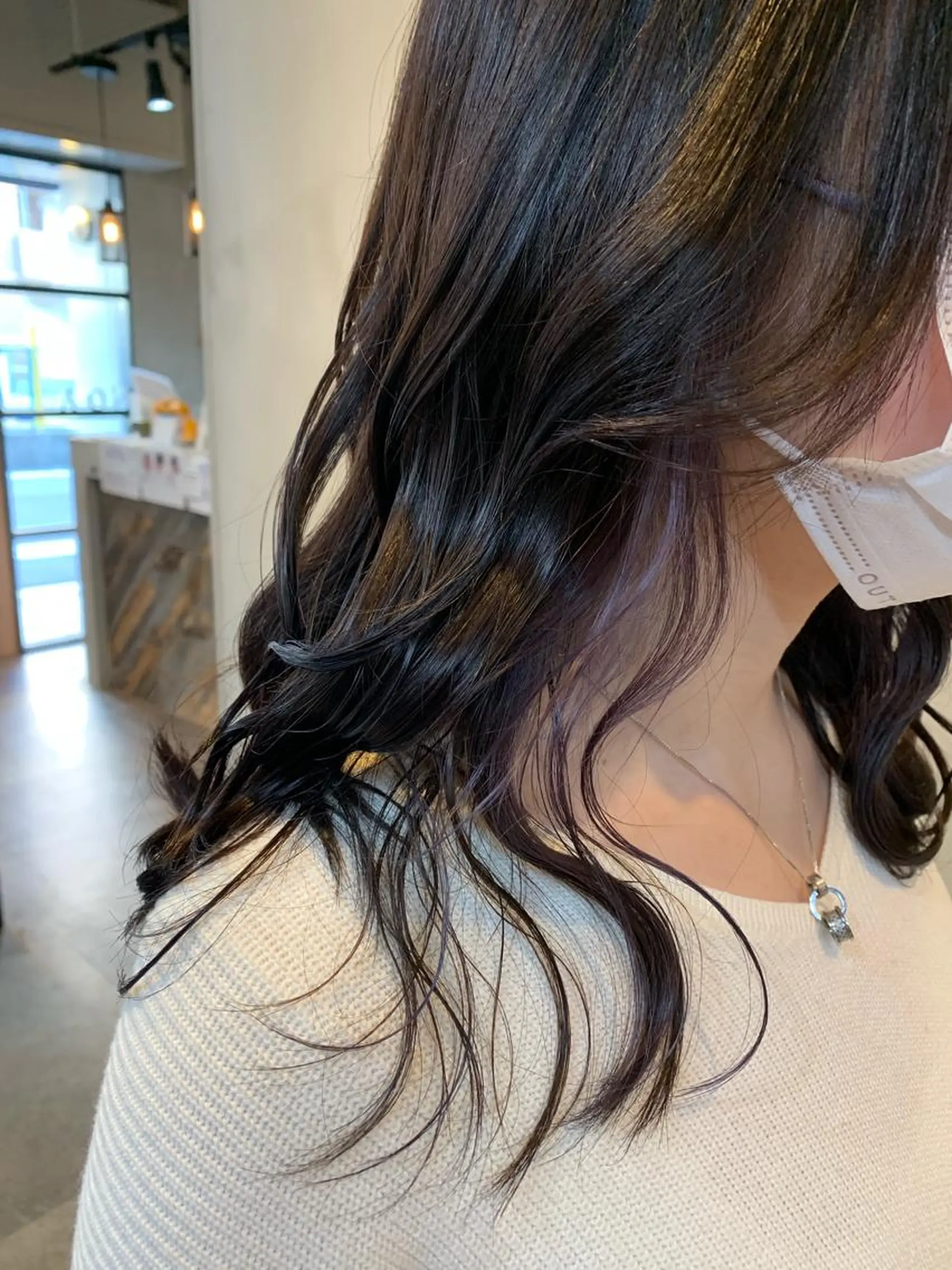 ロング カット ヘアカラー トリートメント 山本 みきのヘアスタイル