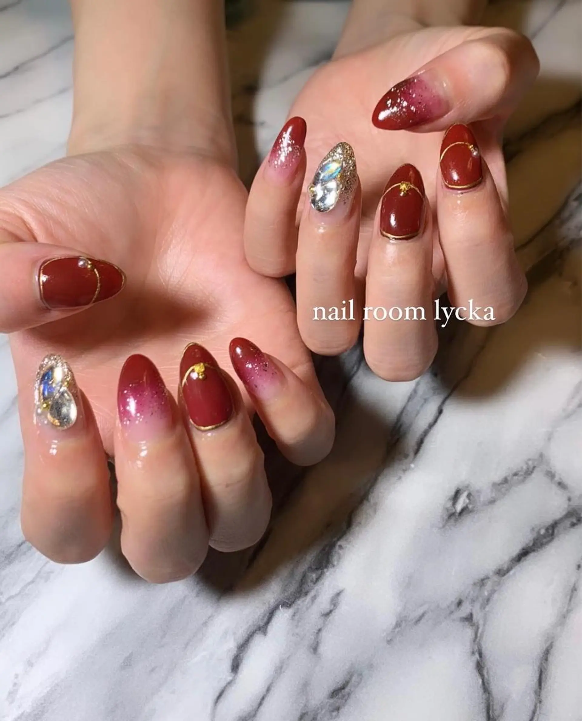 ネイル ﾈｲﾙﾙｰﾑﾘｯｶ 𝐦𝐚𝐲𝐮のネイルデザイン