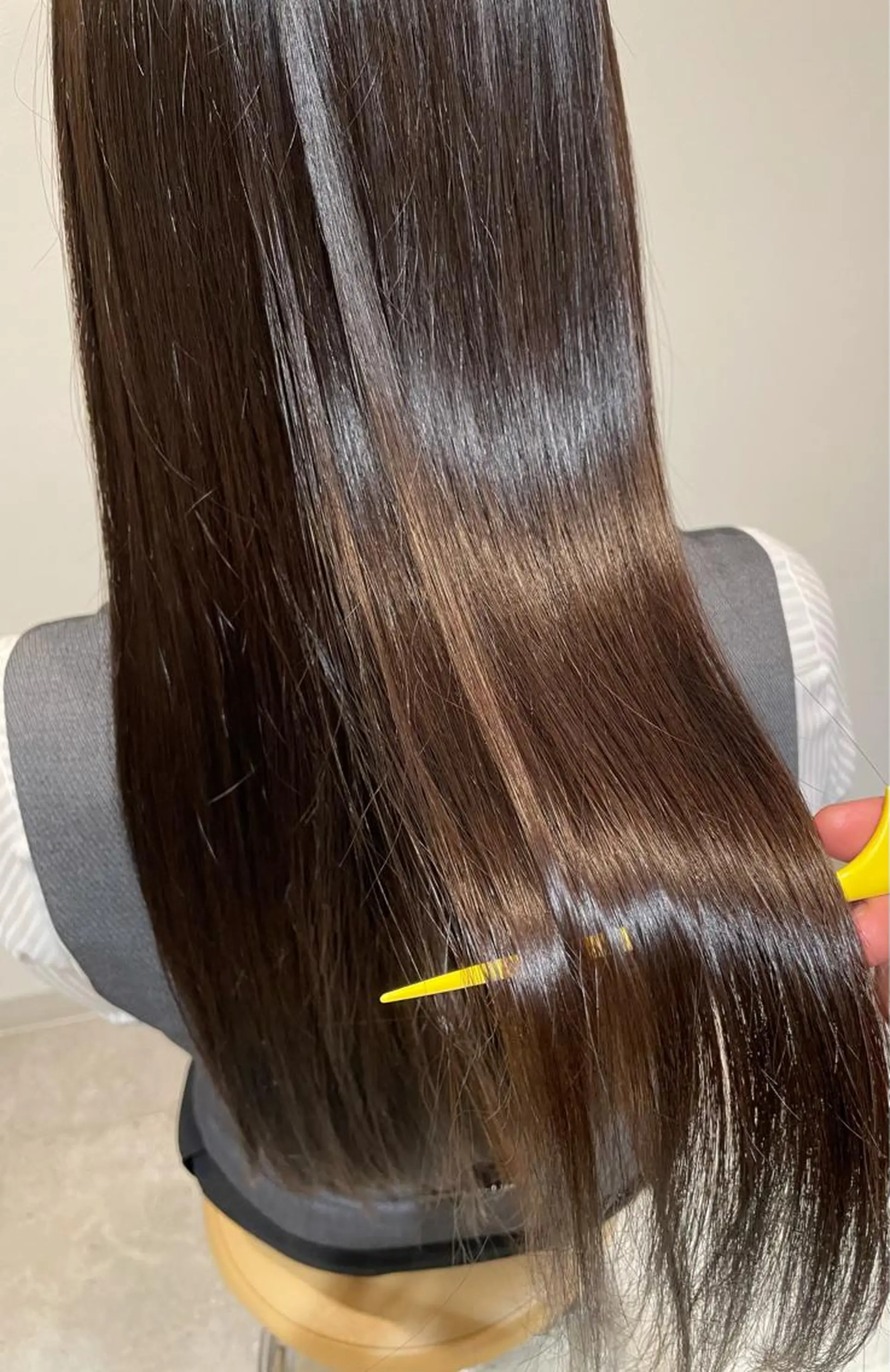 カラー 新谷 玲日のヘアスタイル