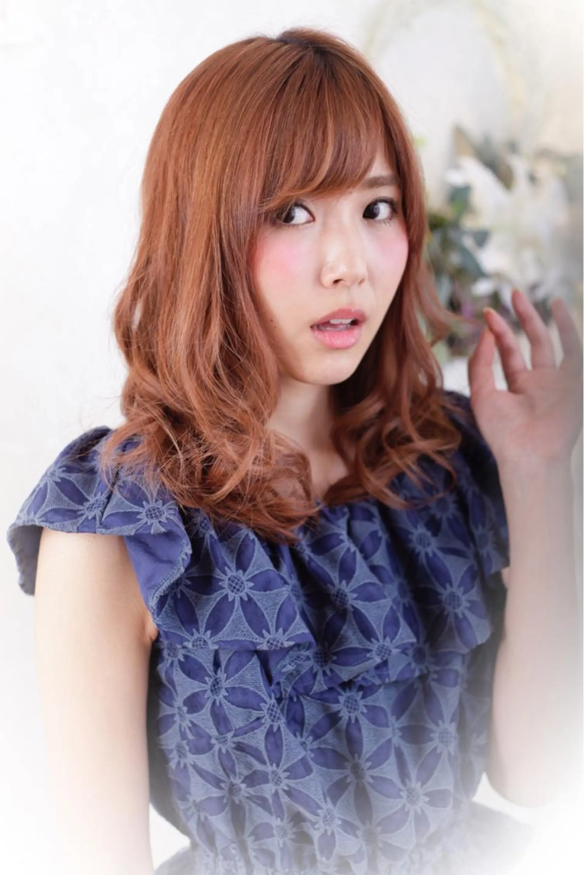 ミディアム セミロング ロング カラー 透明感カラー レイヤーカット 縮毛矯正⭐️ TAKAHIROのヘアスタイル