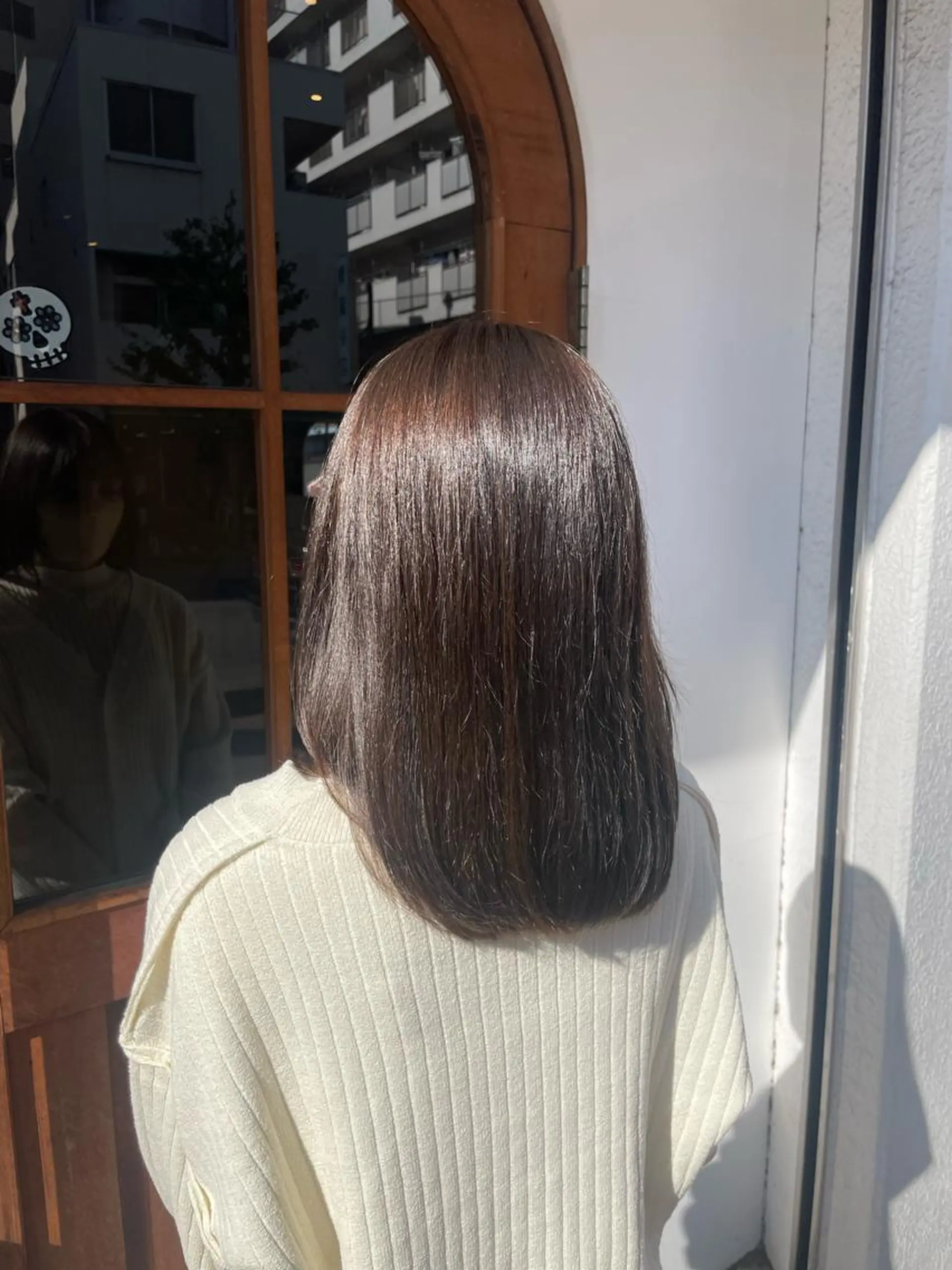 セミロング カラー いまじゅく あおいのヘアスタイル