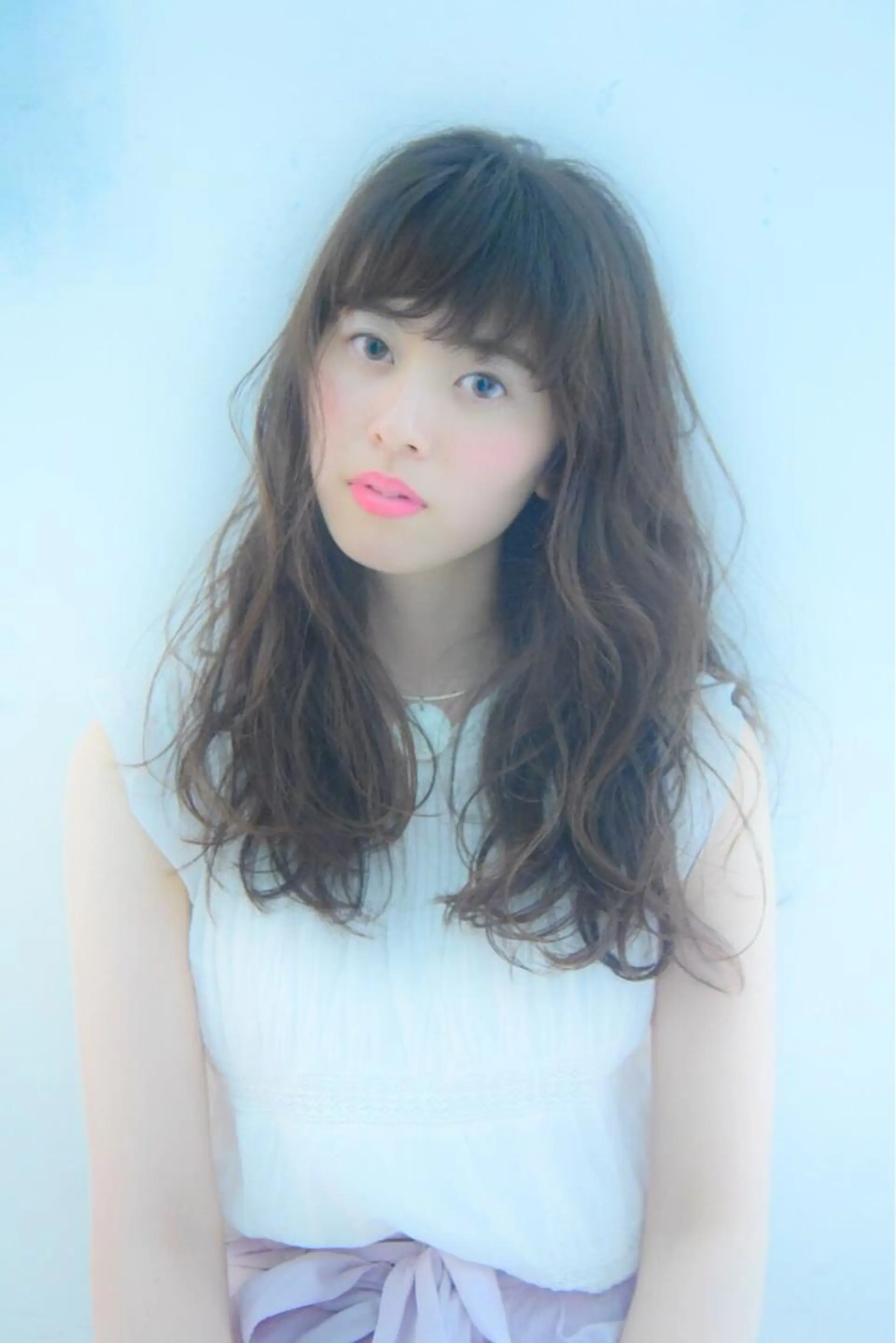 セミロング カラー ヘアアレンジ sato manamiのヘアスタイル