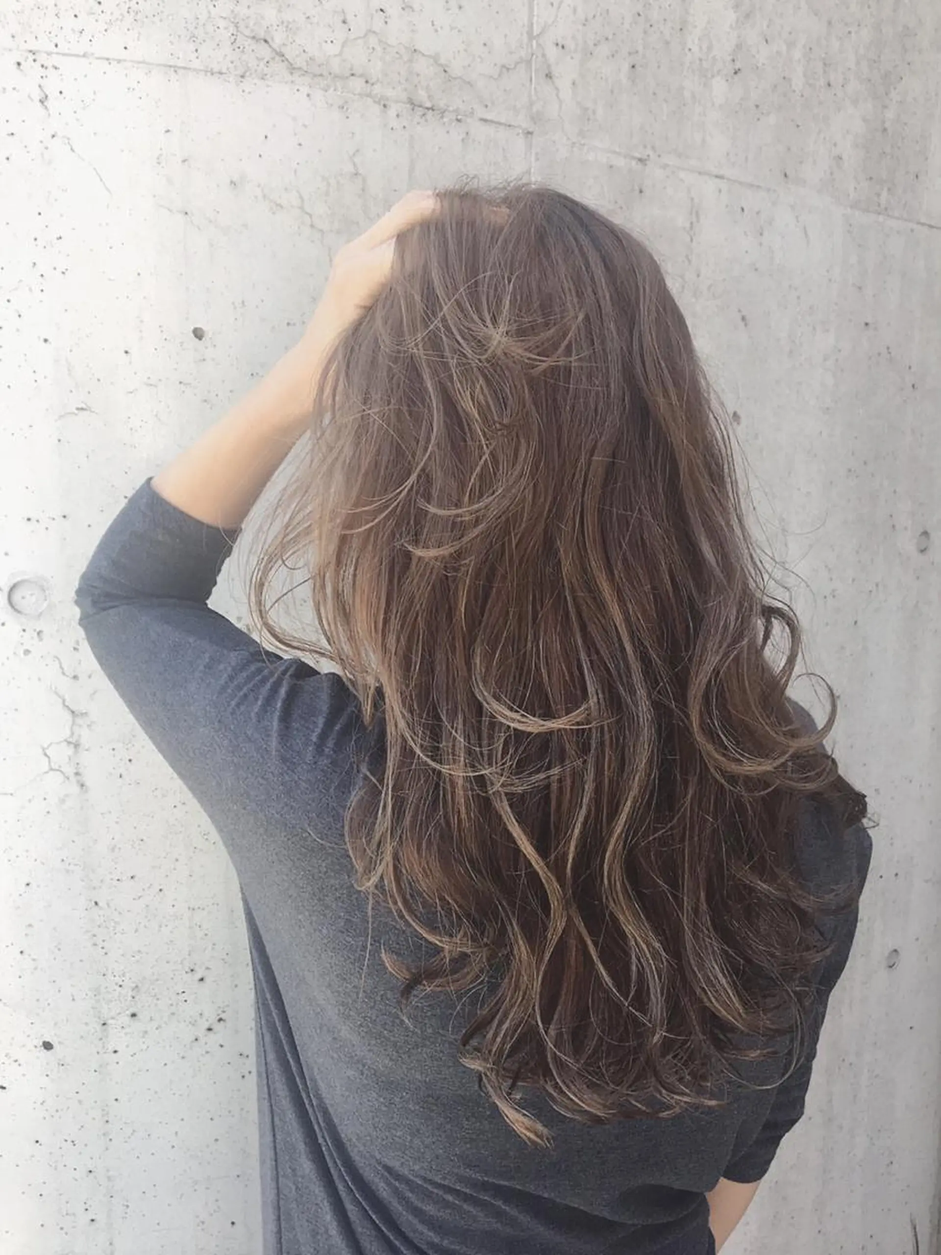 セミロング カラー グレージュ ハイライトカラー ハイライト ヘアカラー La CASTA  hair stylist club所属・大橋 祐介のヘアスタイル