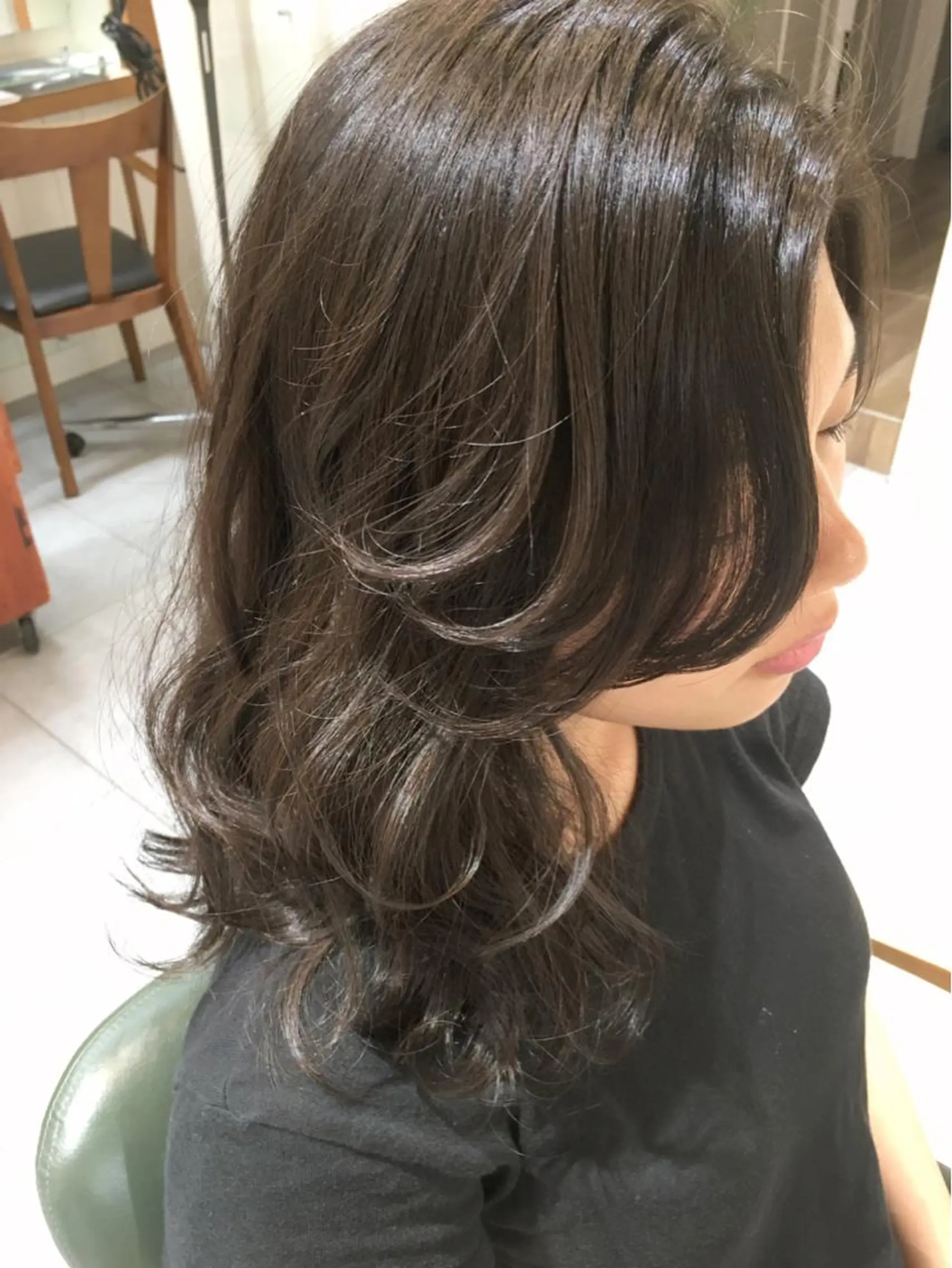 ミディアム カラー アッシュ fukuyasu rikaのネイルデザイン