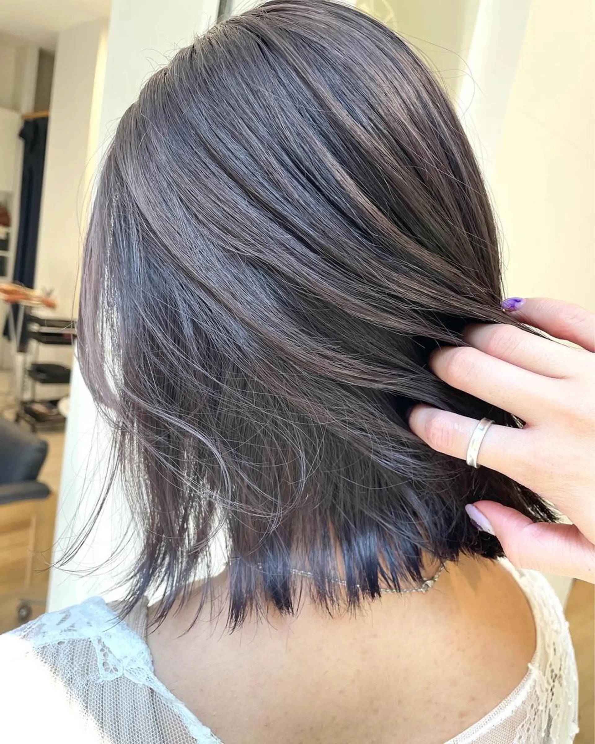 ミディアム コトネ🫧 韓国風レイヤーカットのヘアスタイル