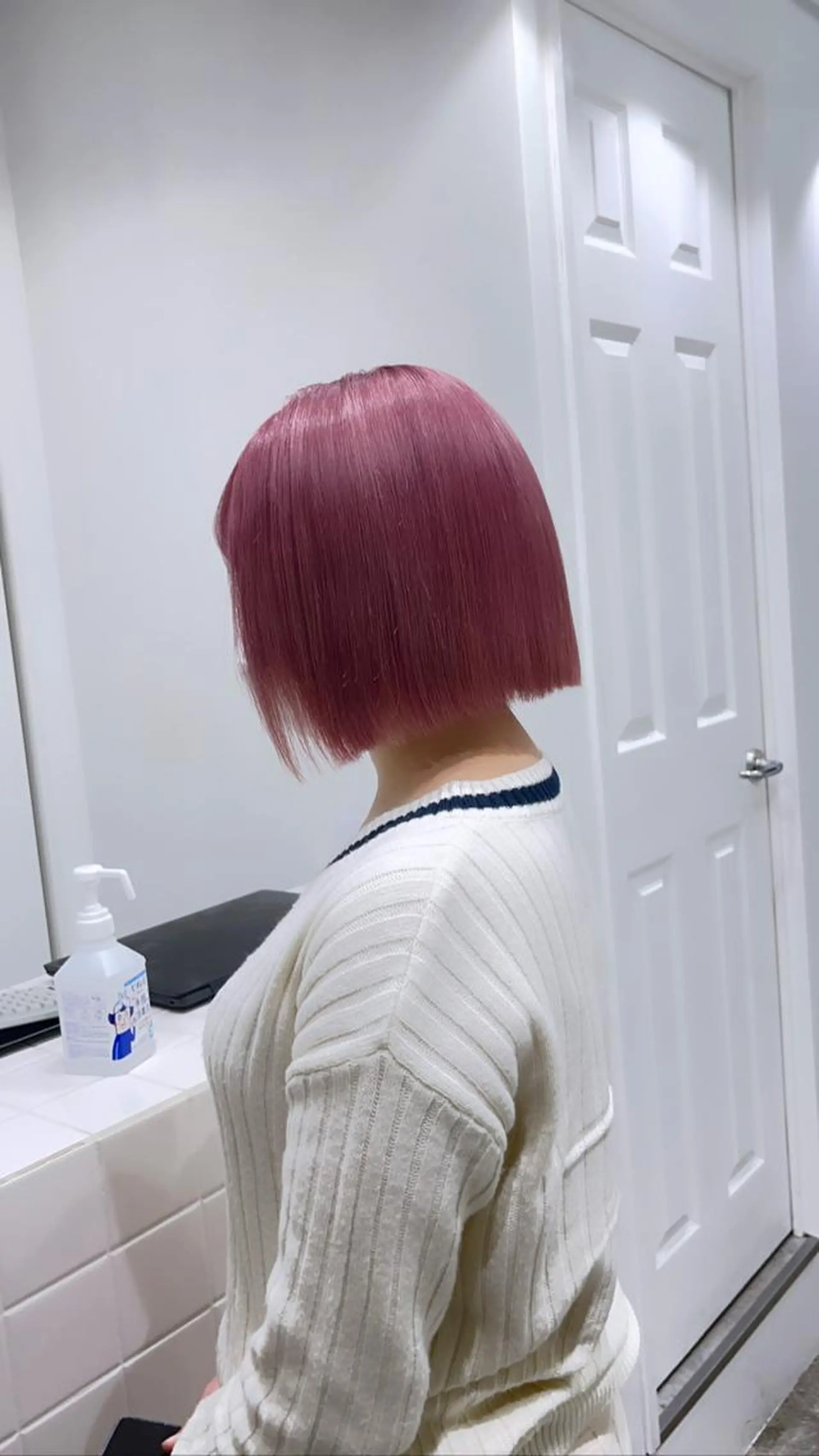 ミディアム カラー ヘアカラー トリートメント ヘアセット 渋谷🎨ハイトーン ブリーチ特化🎨レンのヘアスタイル