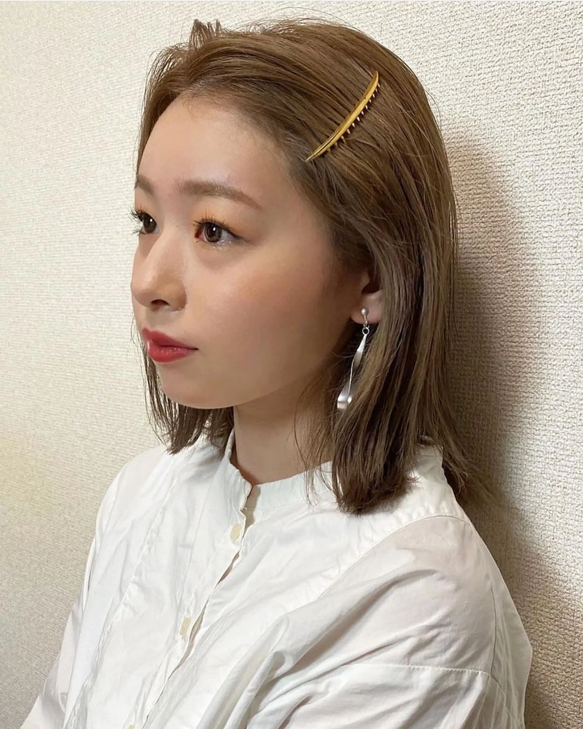 ミディアム カラー ヘアアレンジ COALL nex the salon所属・Riria✨ 透明感カラーのヘアスタイル