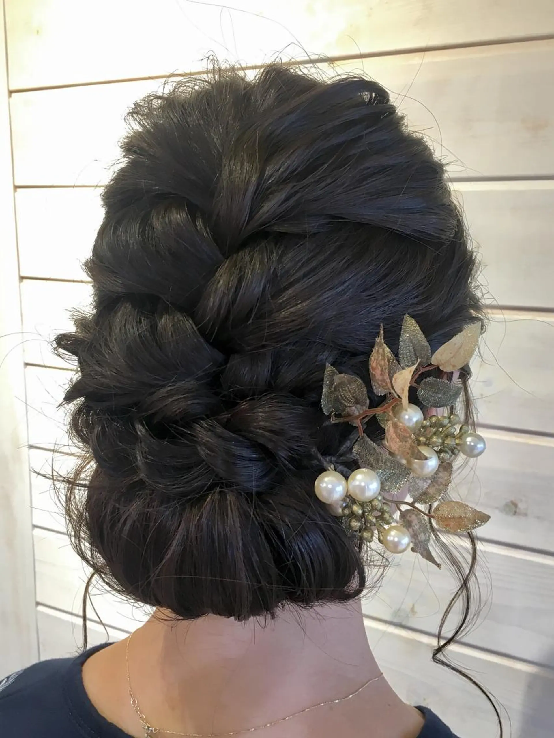 セミロング ヘアアレンジ さかい なつみのヘアスタイル