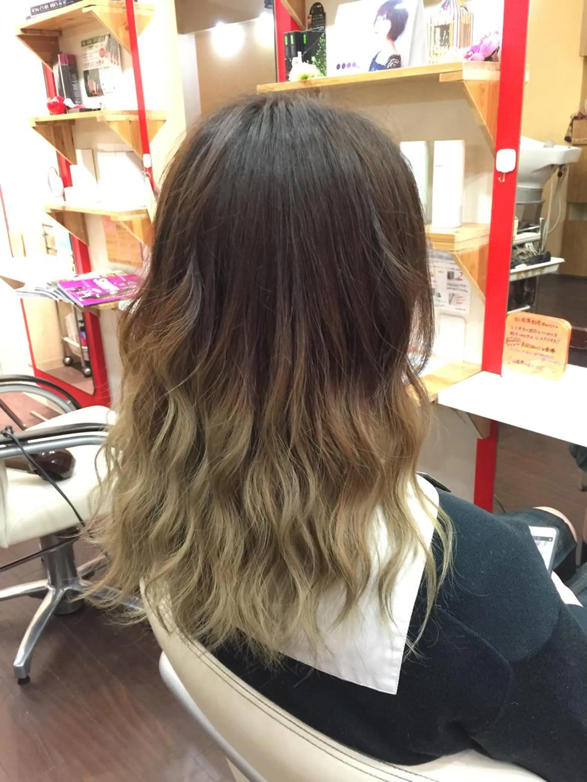 ロング カラー グラデーションカラー たけい ゆうきのヘアスタイル