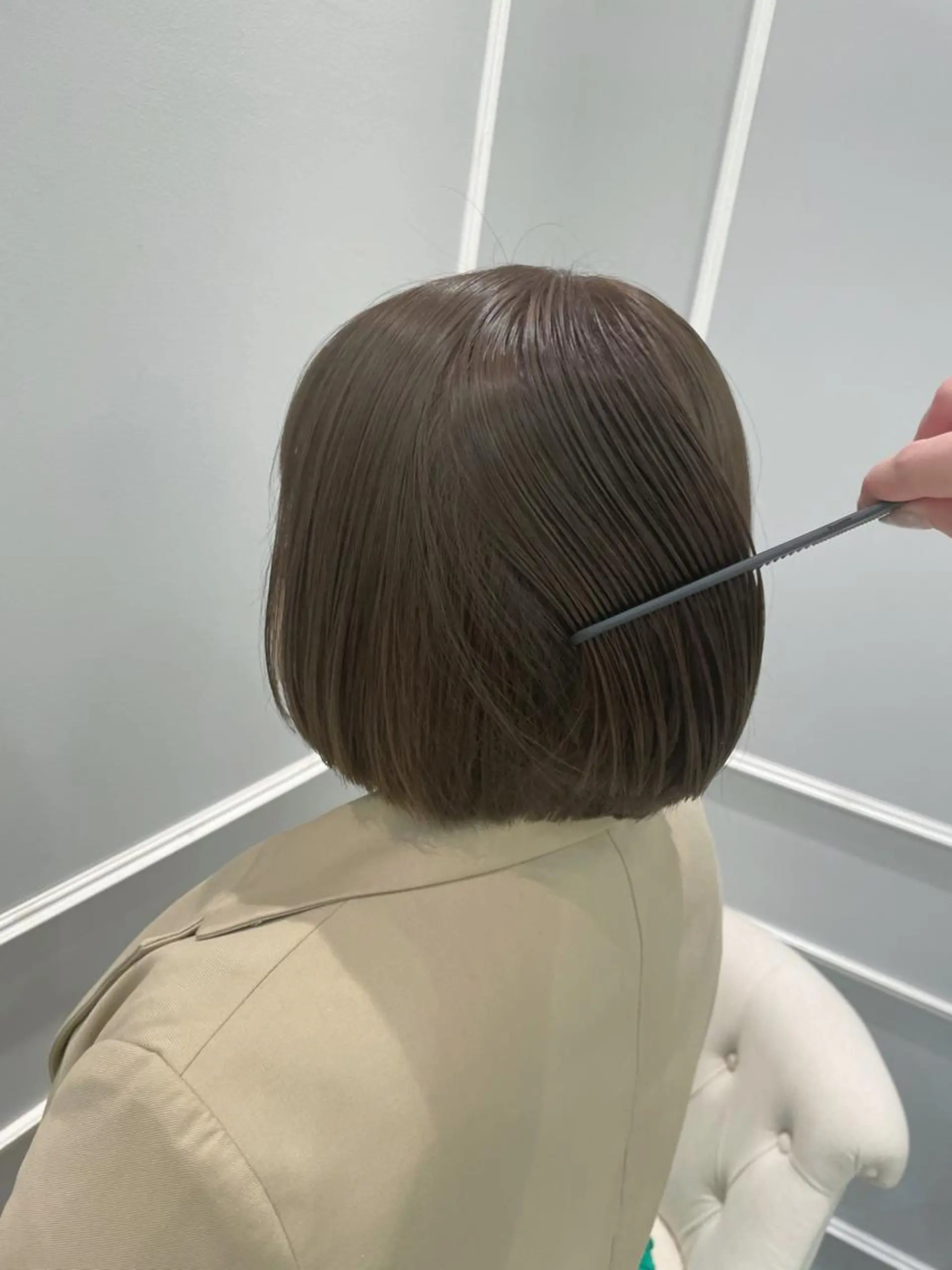 ショート カラー 🩶赤み消しカラー 🐈‍⬛荻野美思🐾のヘアスタイル