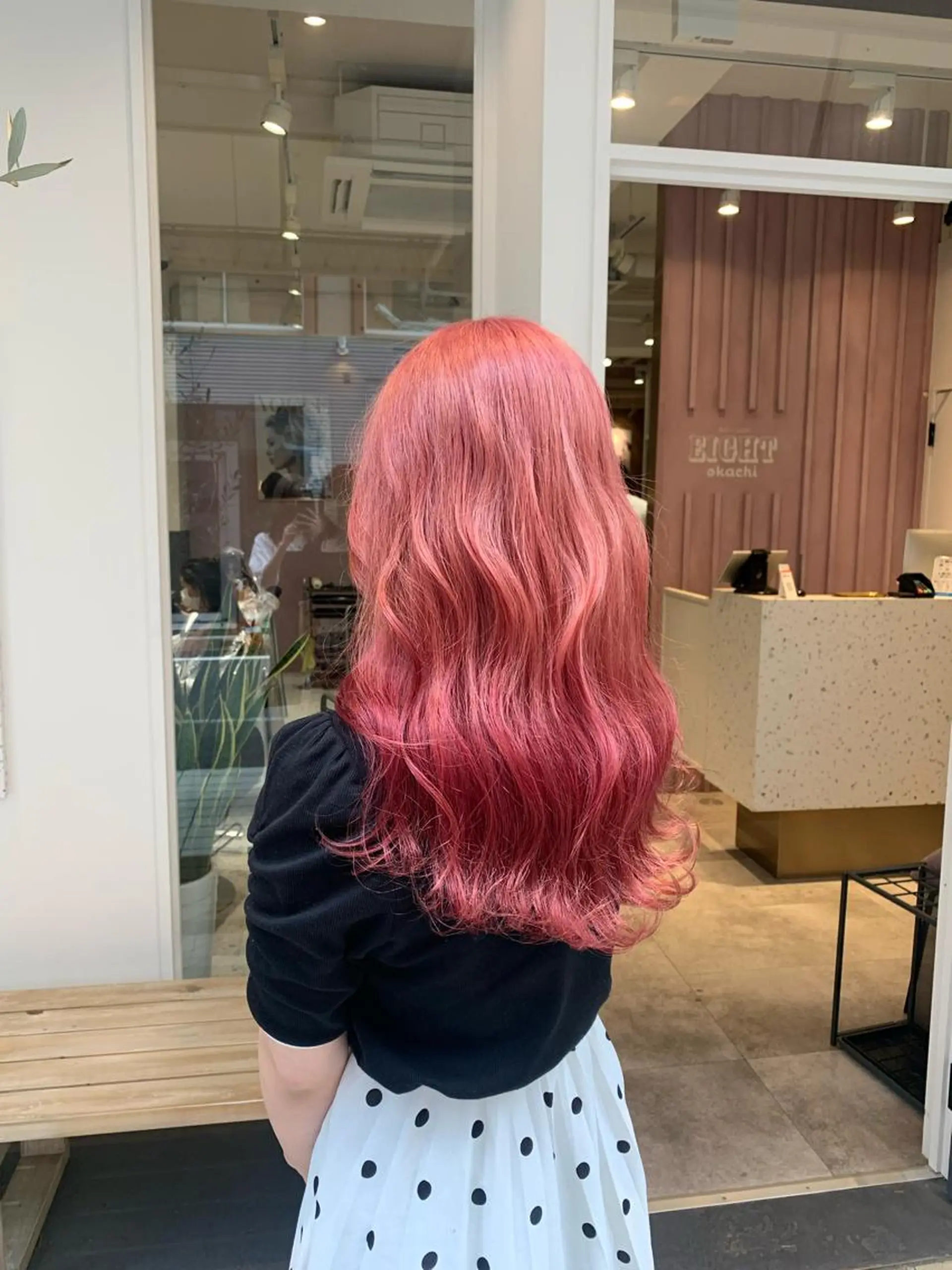 セミロング カラー 🥀韓国ヘア🥀 宮津真菜のヘアスタイル