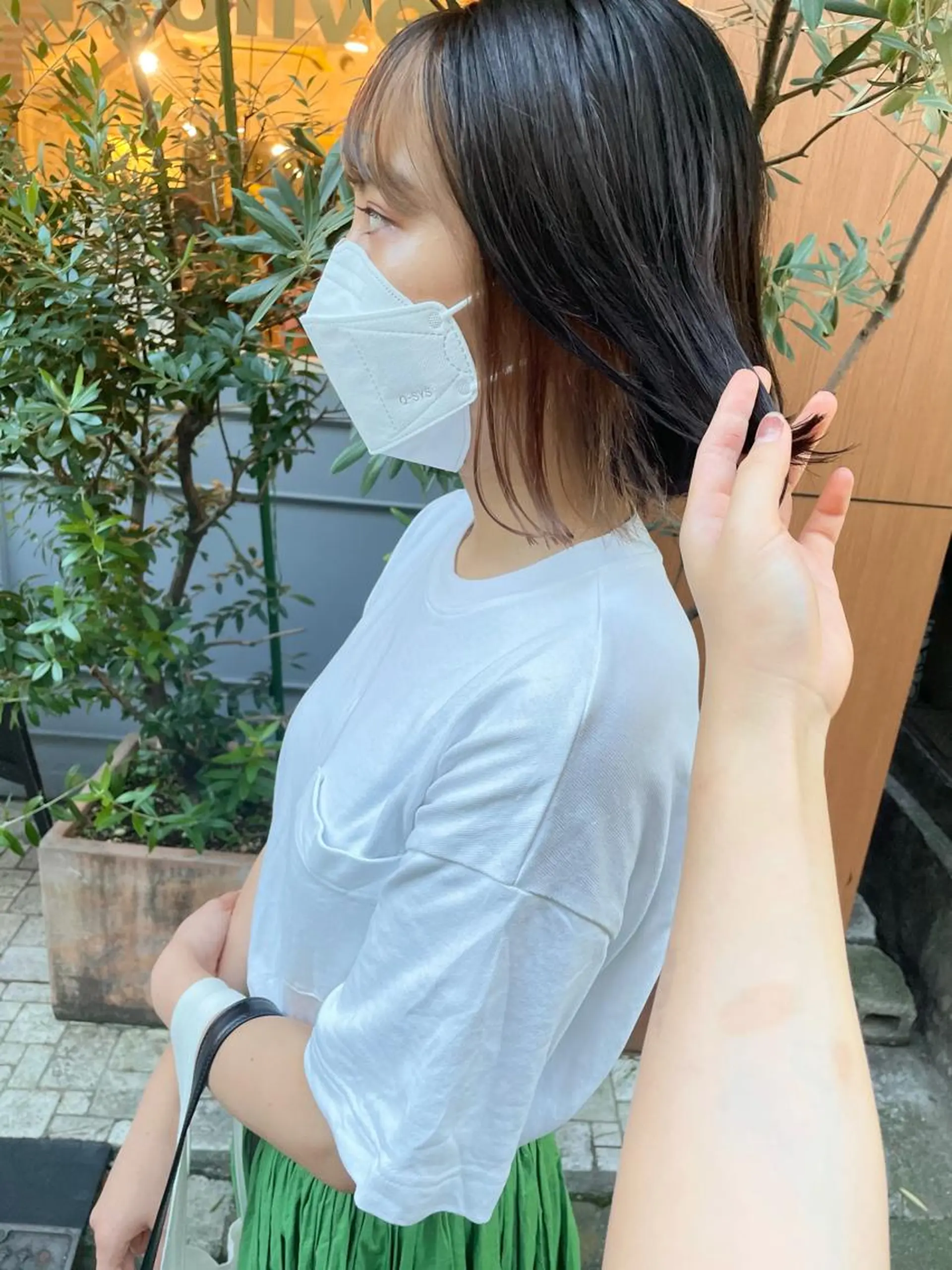 セミロング カラー ヘアアレンジ ハイトーンピンク🍑 ブリーチ🍑RINAのヘアスタイル