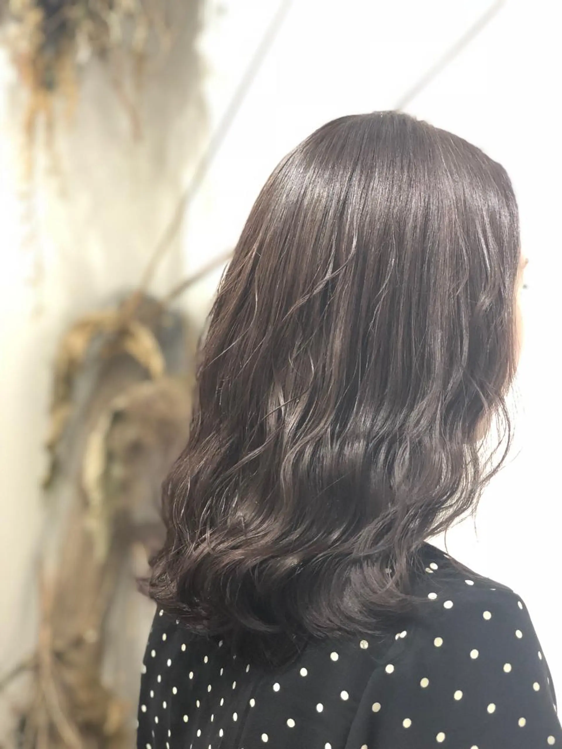 セミロング カラー グレージュ 🦋美髪/エクステ 🦋アベイクミのヘアスタイル