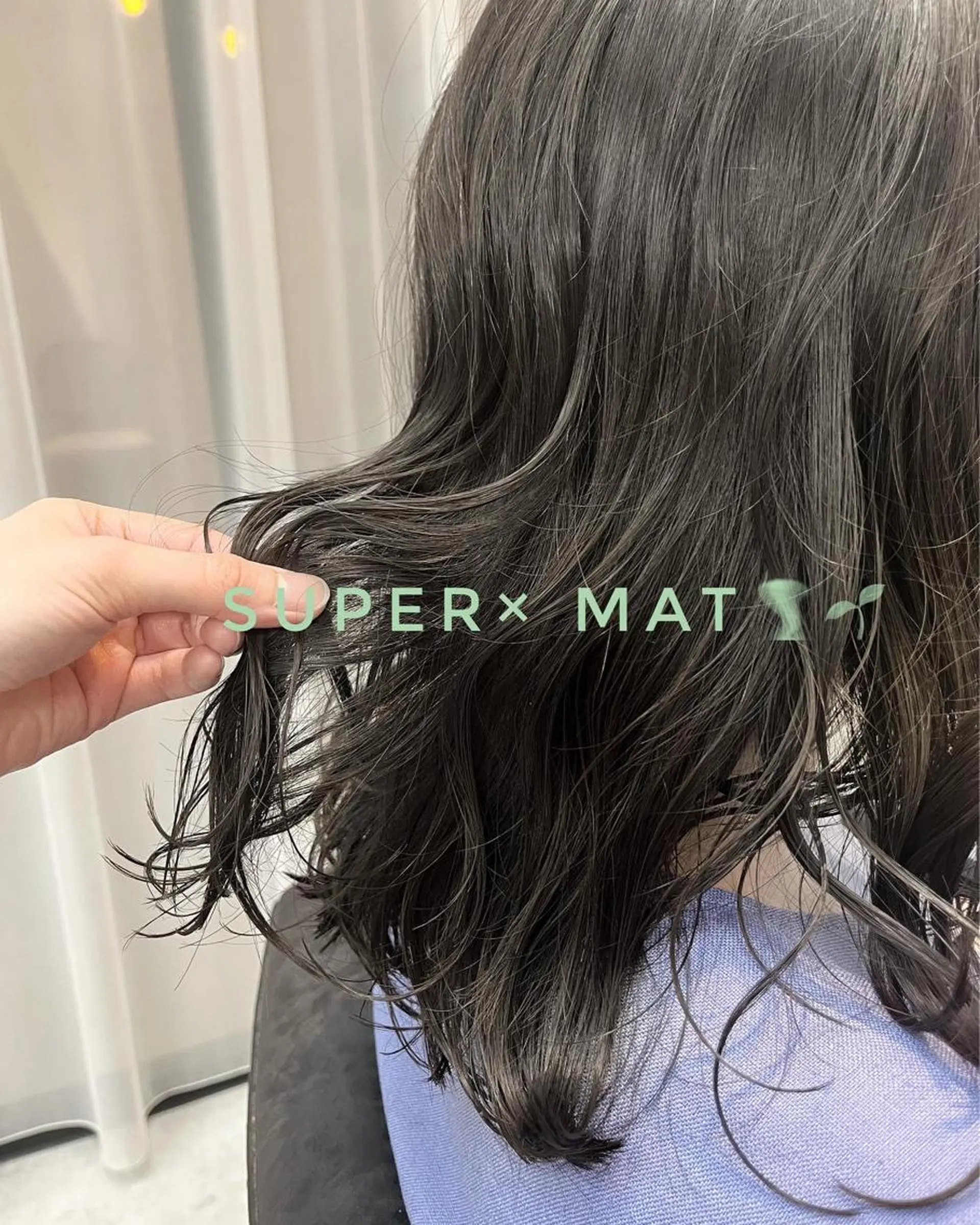 セミロング カラー ブリーチ ブリーチなしカラー カット ヘアカラー トリートメント aries所属・大場 友稀のヘアスタイル