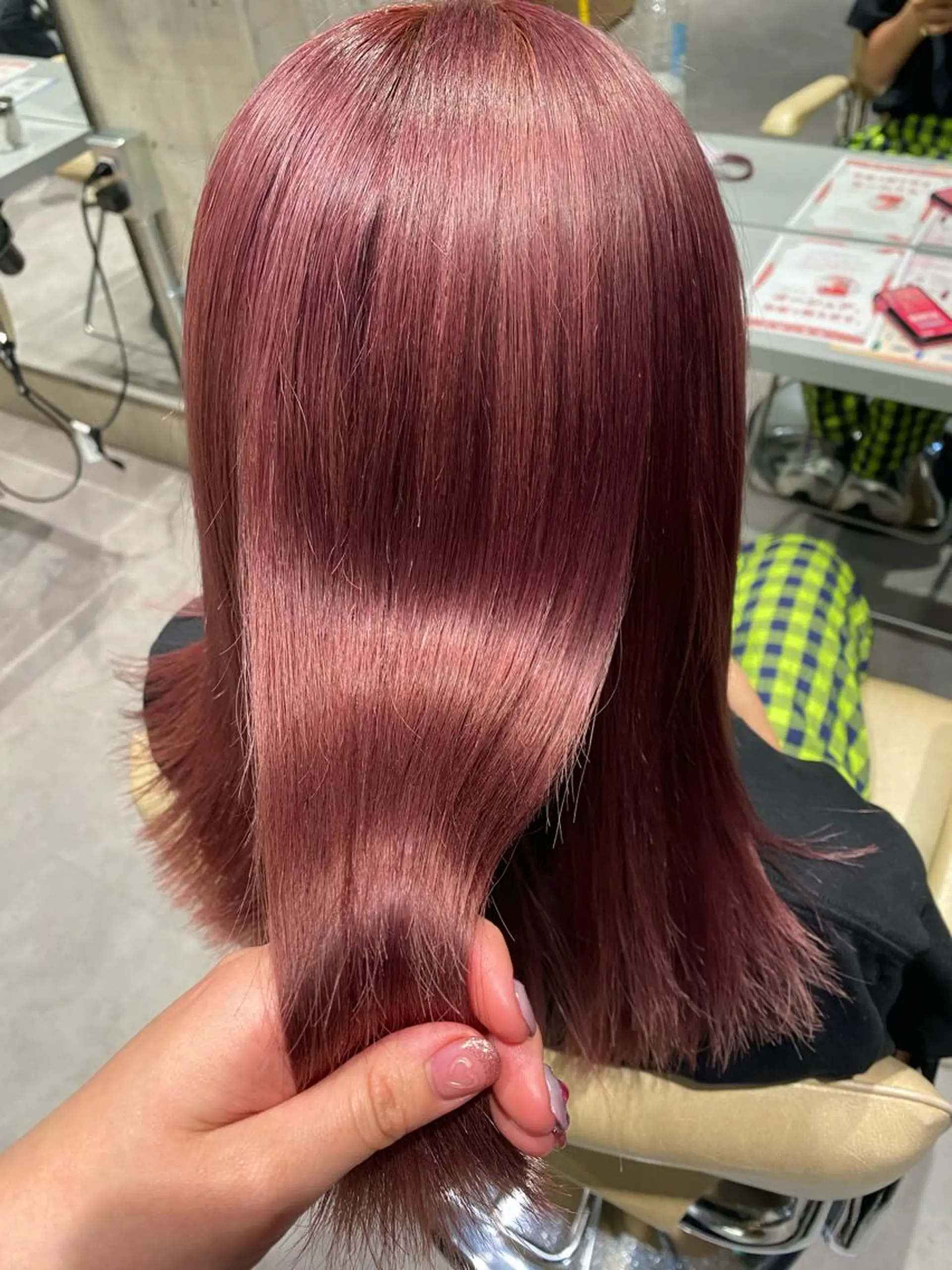 セミロング カラー ブリーチ トリートメント ヘアカラー トリートメント 無料カット募集中🌷 ちひり𓂃𓈒♡‪のヘアスタイル