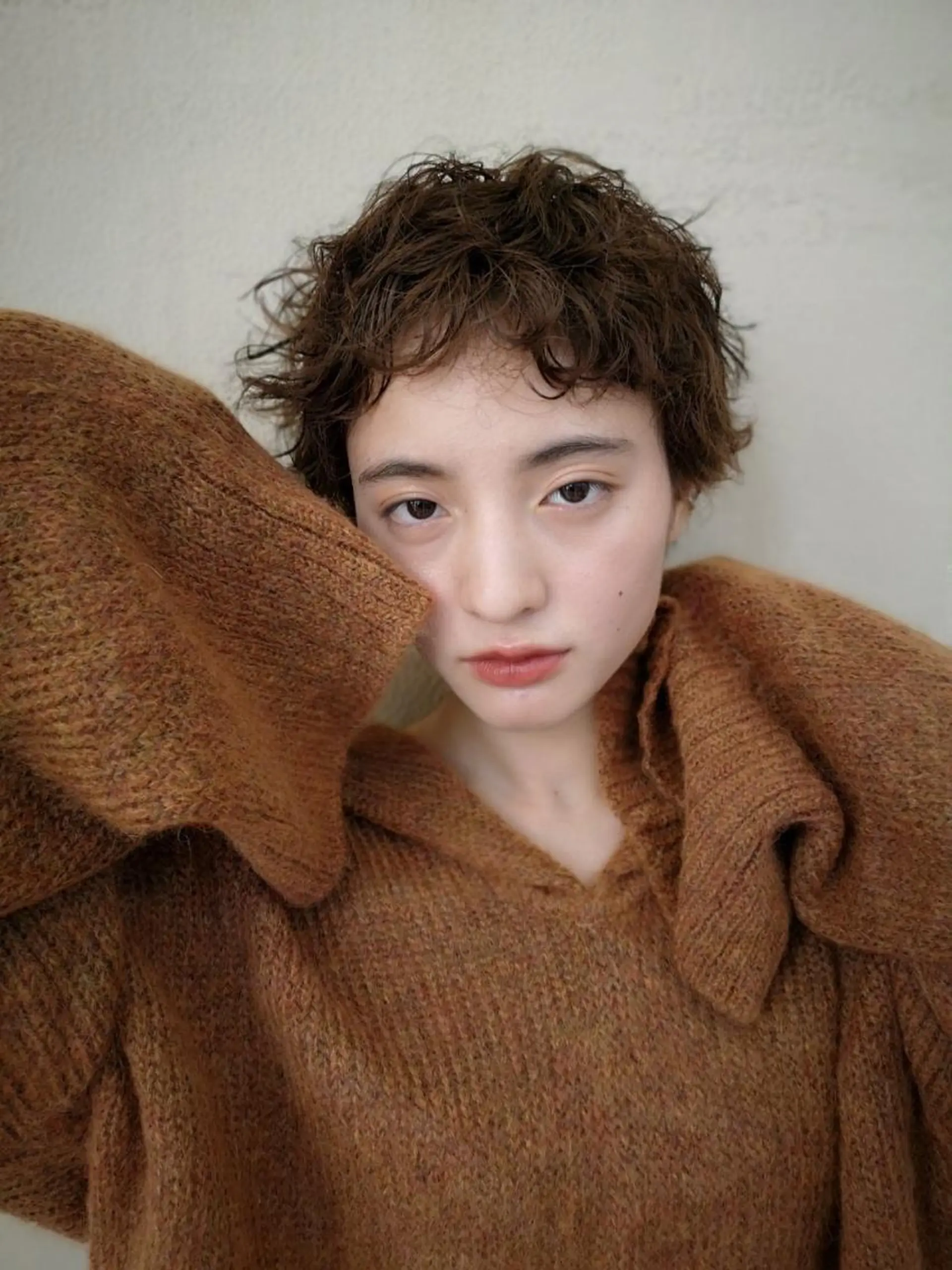 ショート パーマ ショートヘア AND THE BRICKS所属・AND THE BRICKS北川珠紀の眉毛・アイブロウイメージ