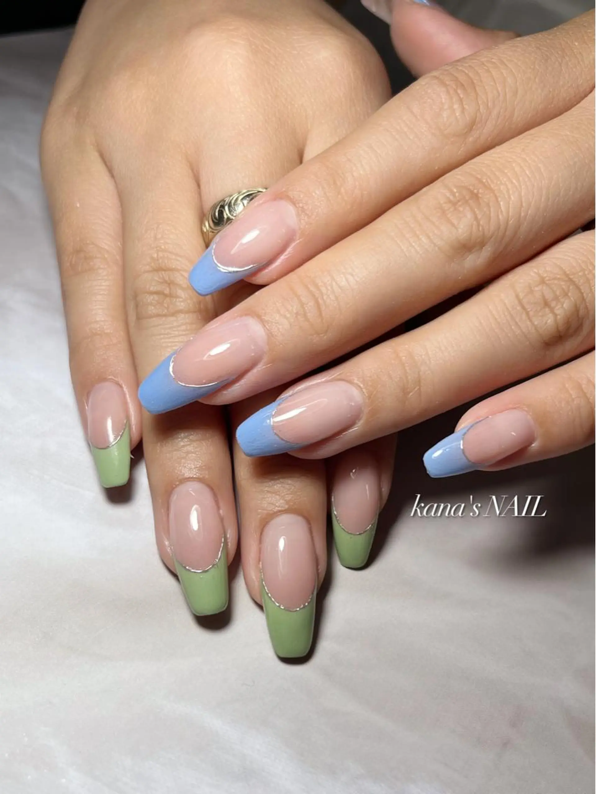 ネイル かな/40代からの カジュアルネイルのネイルデザイン