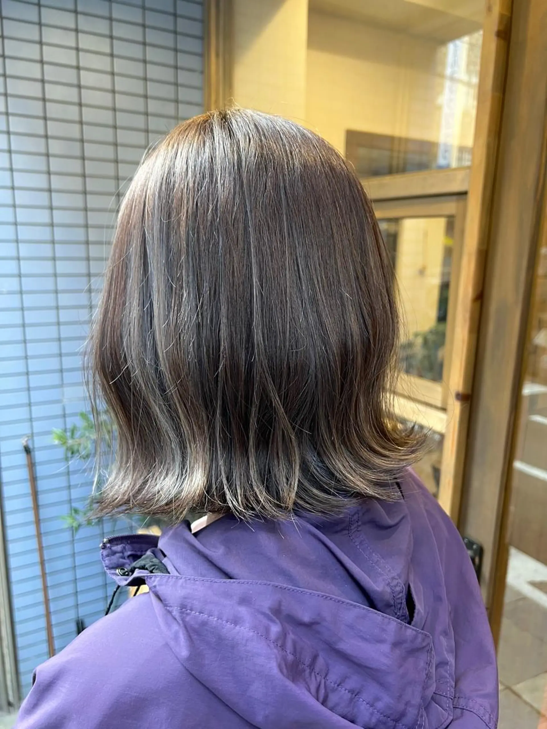 カラー グレージュ Lien's💜 SESHIRUのヘアスタイル
