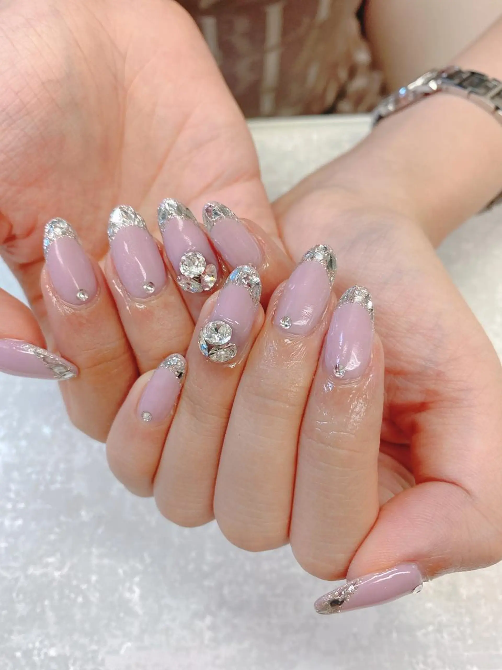 ミディアム ハンドネイル JNA認定講師🌸 RIEのネイルデザイン