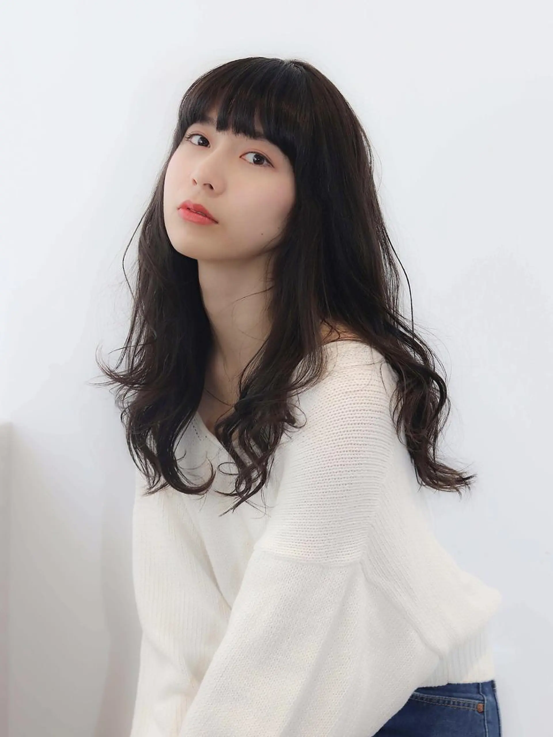 セミロング カラー パーマ 🌈ウルトワ水素 髪質改善naru🌈のヘアスタイル