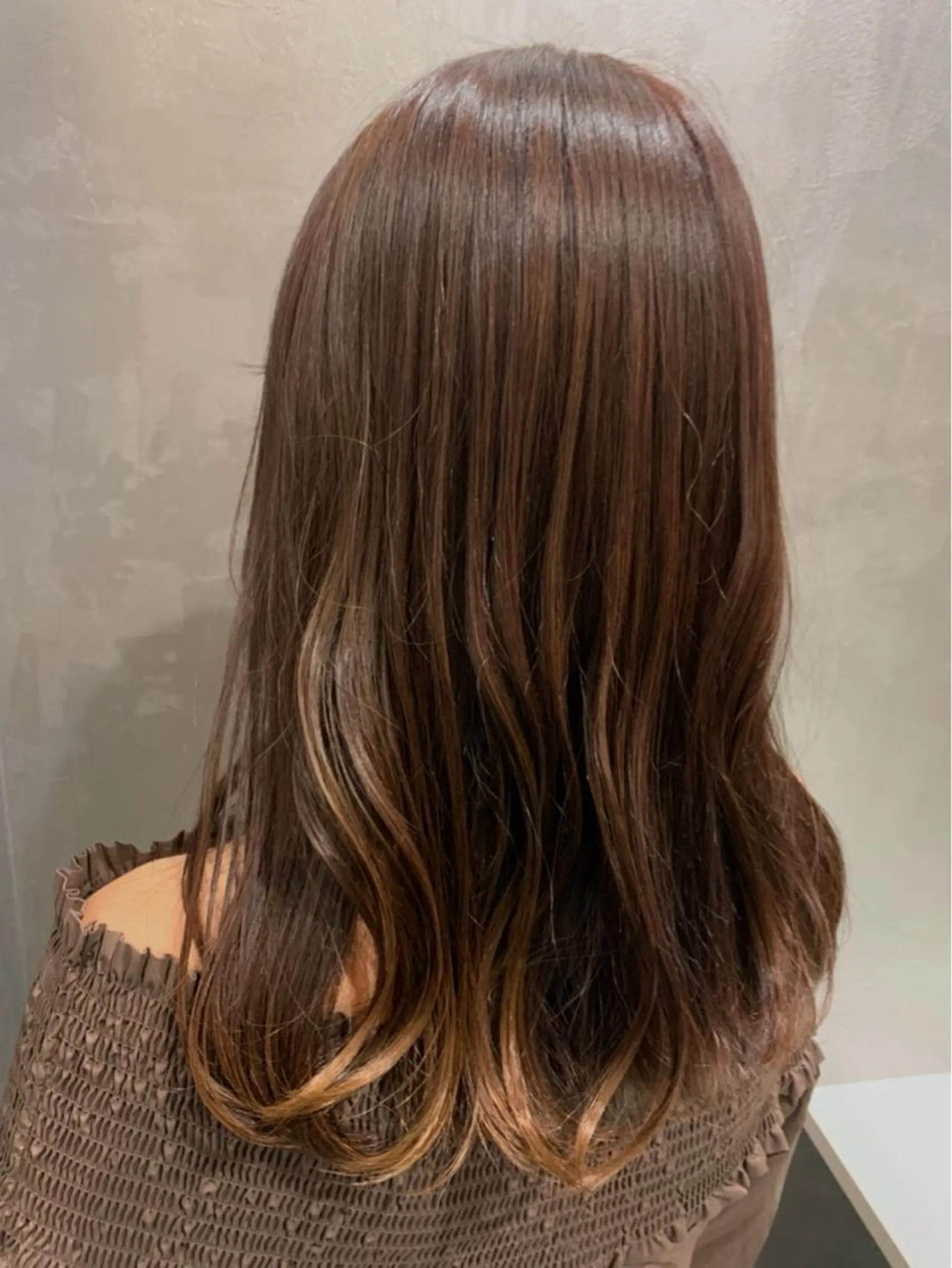 カラー ブラウンカラー ラベンダーカラー inity　杉本 美羽のヘアスタイル