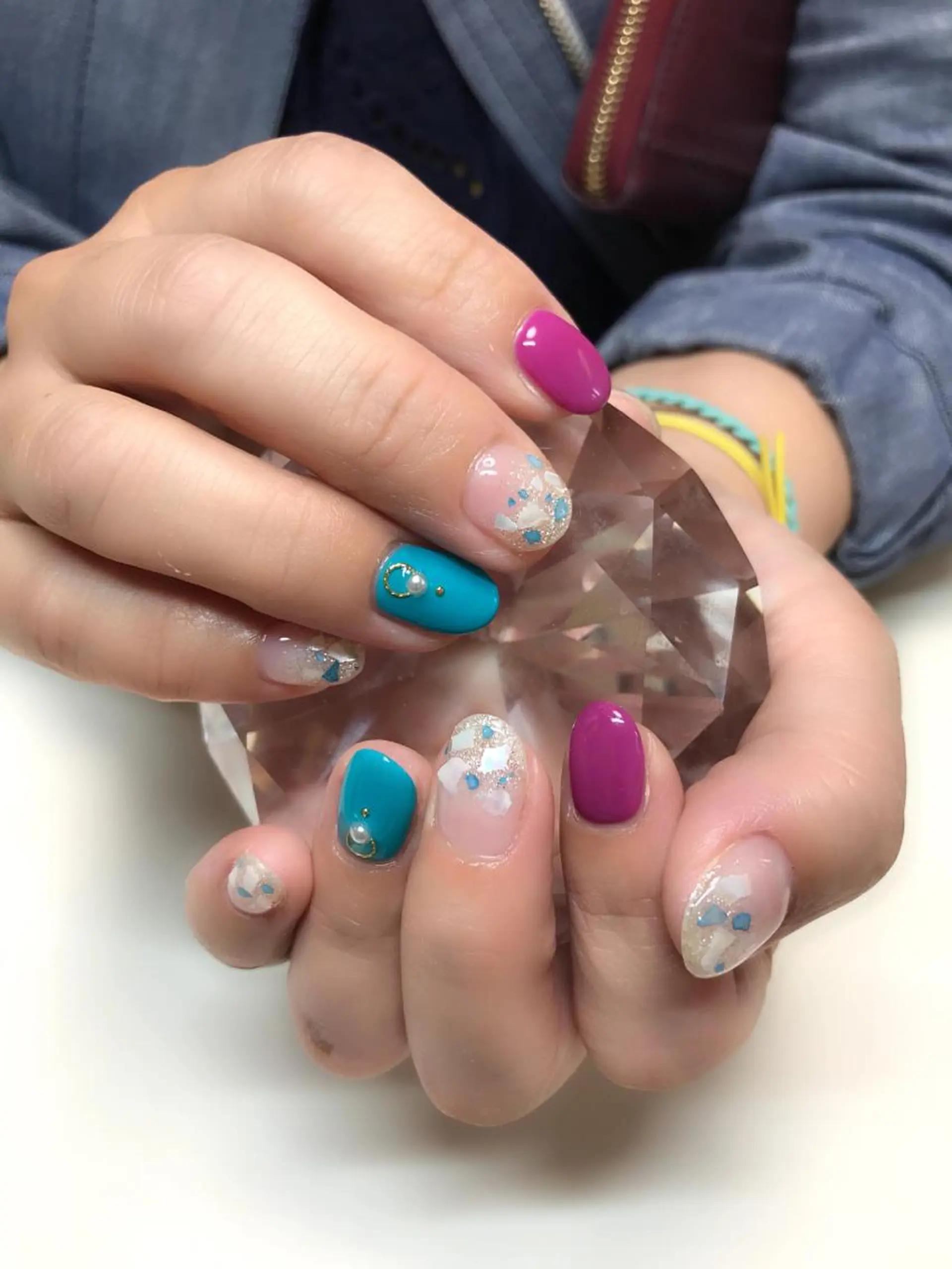 ネイル ハンドネイル 'mm所属・'mm  (ミリ) ＭＡＮＡＭＩのネイルデザイン